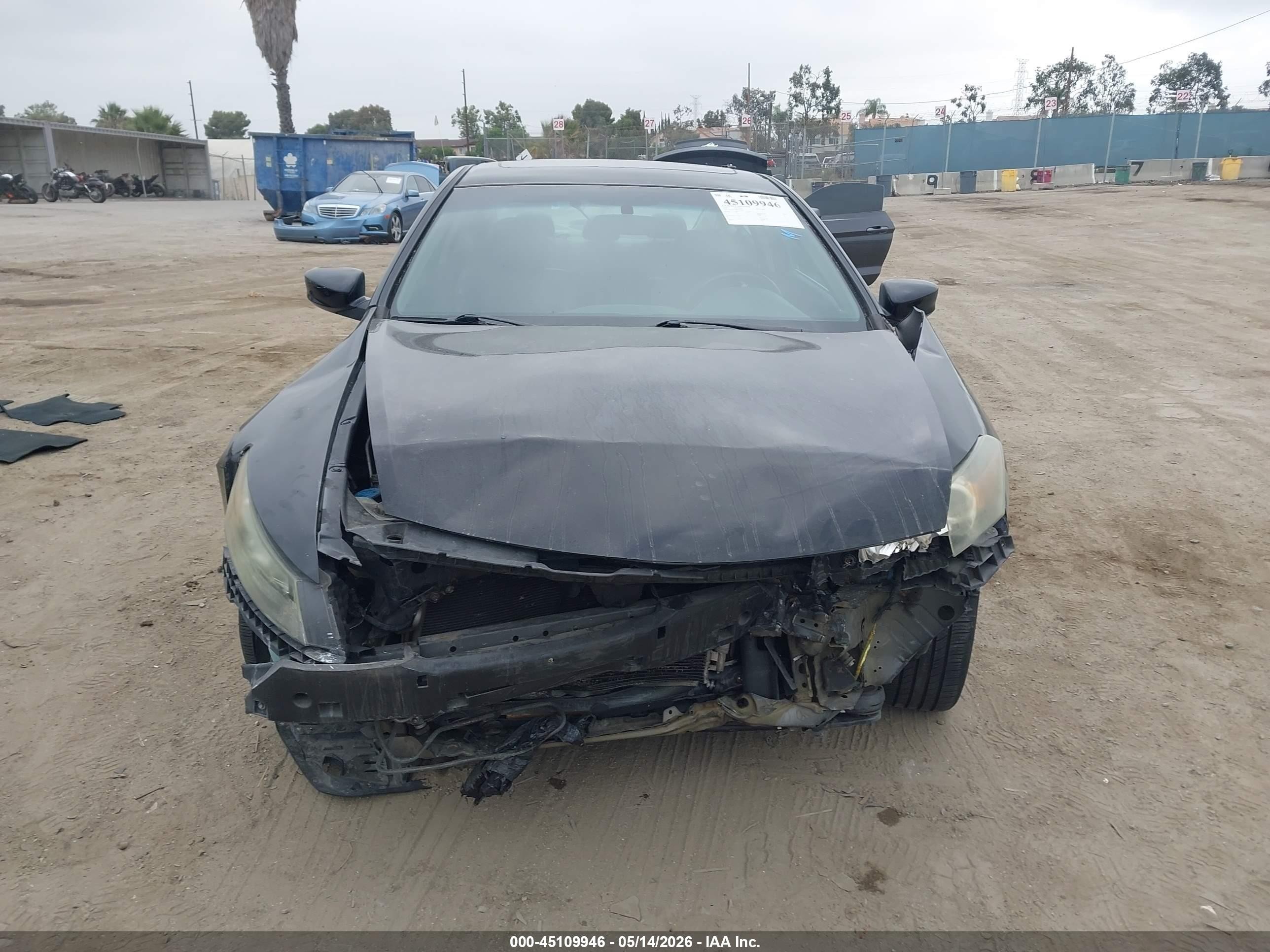 2009 Honda Accord 2.4 Ex-l Черный vin: 1HGCS12859A004067