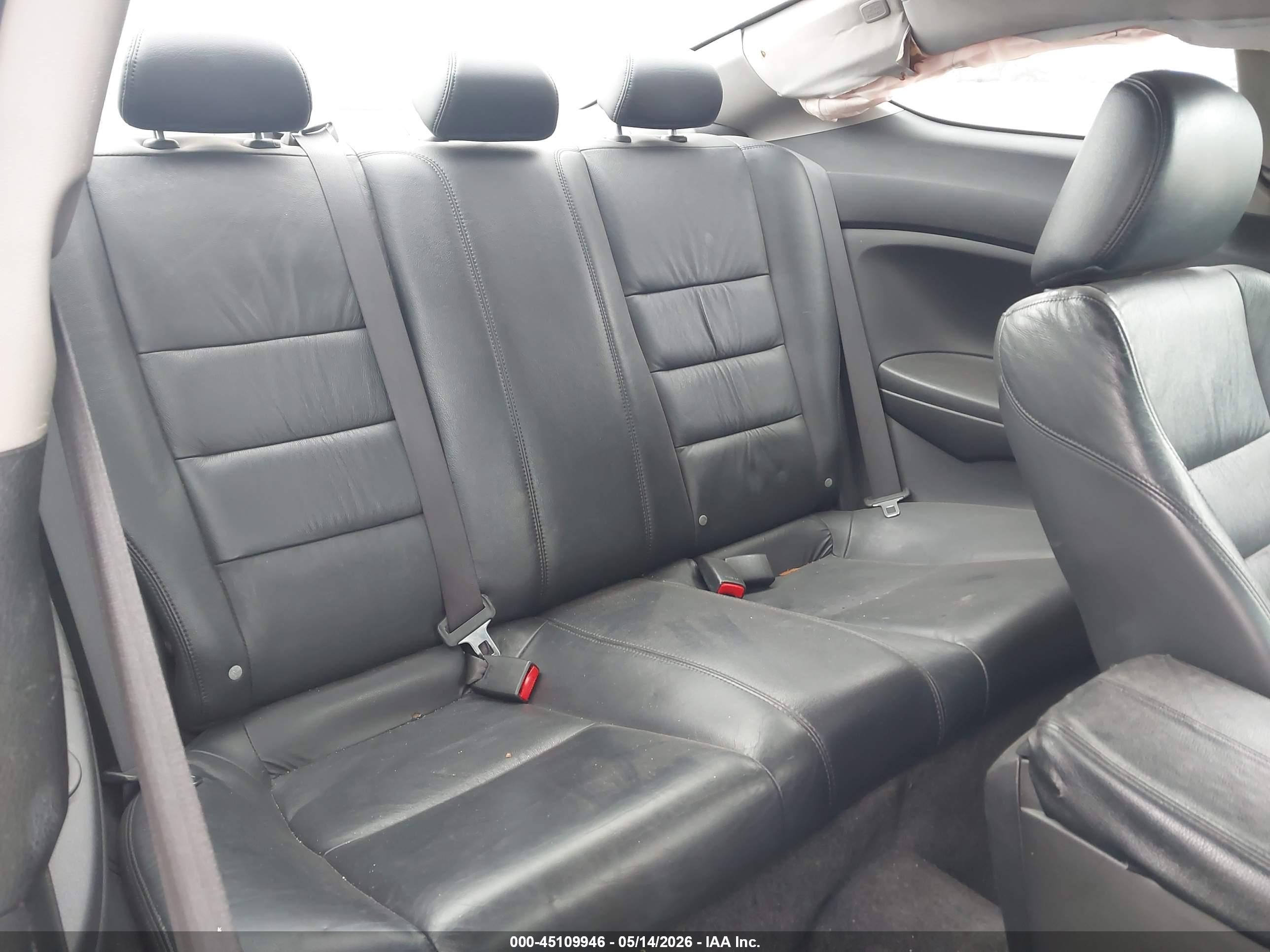 2009 Honda Accord 2.4 Ex-l Черный vin: 1HGCS12859A004067