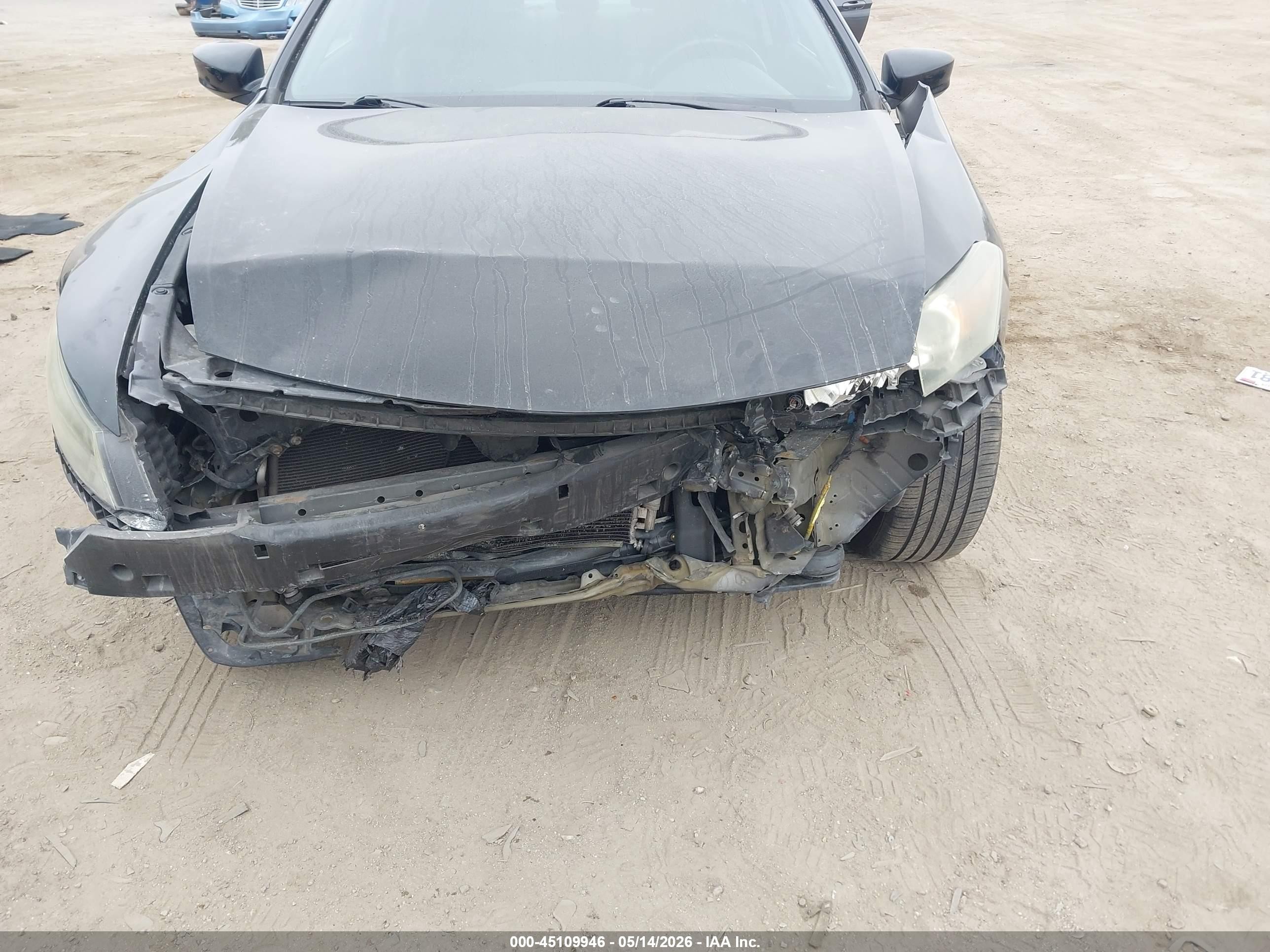 2009 Honda Accord 2.4 Ex-l Черный vin: 1HGCS12859A004067