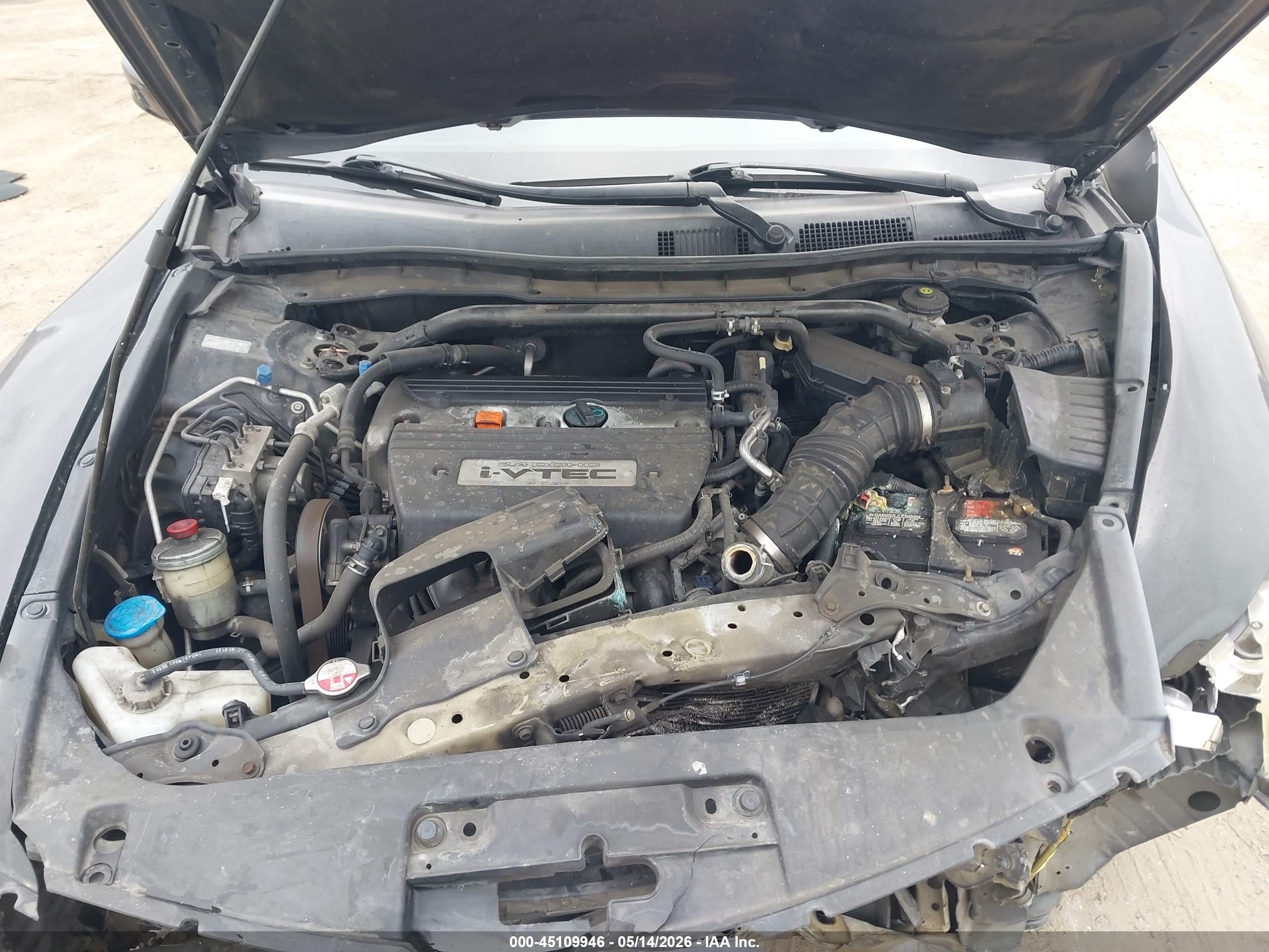 2009 Honda Accord 2.4 Ex-l Черный vin: 1HGCS12859A004067