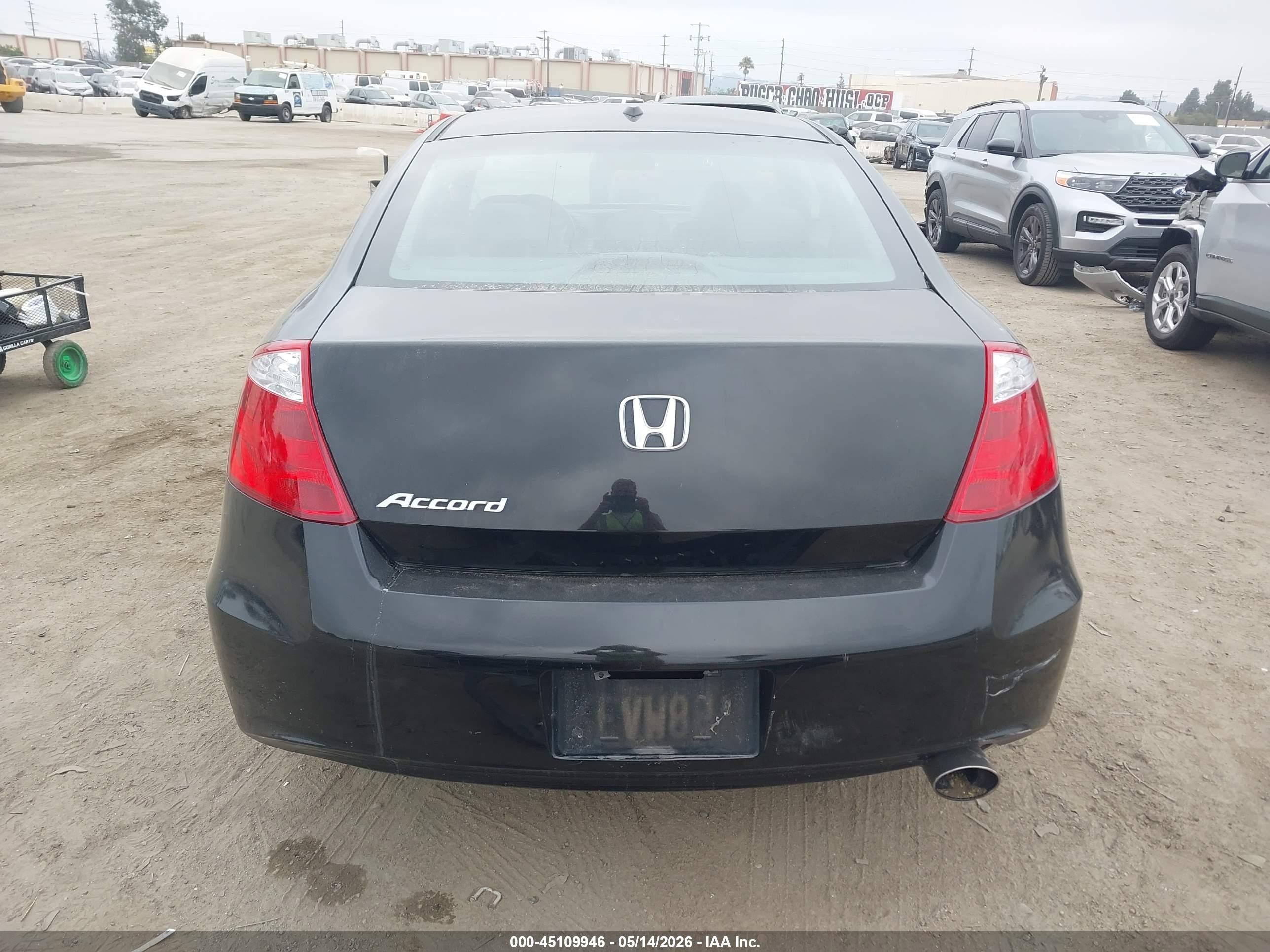 2009 Honda Accord 2.4 Ex-l Черный vin: 1HGCS12859A004067