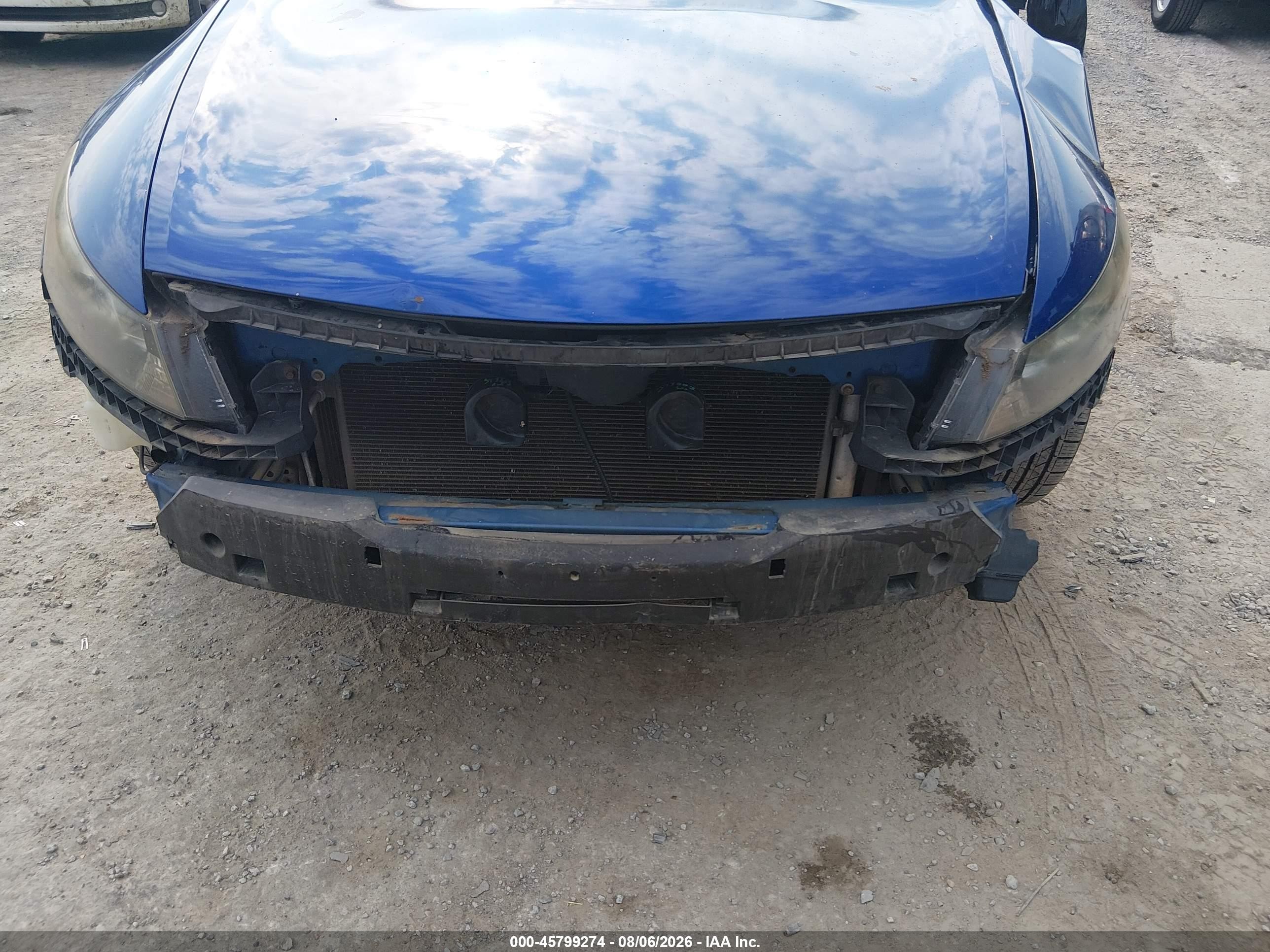 2009 Honda Accord 2.4 Ex-l Синий vin: 1HGCS12859A011360