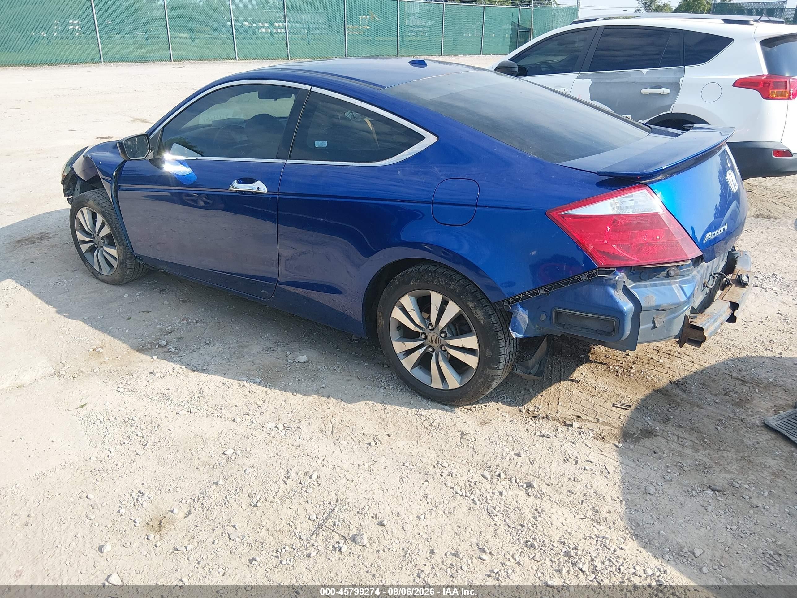 2009 Honda Accord 2.4 Ex-l Синий vin: 1HGCS12859A011360