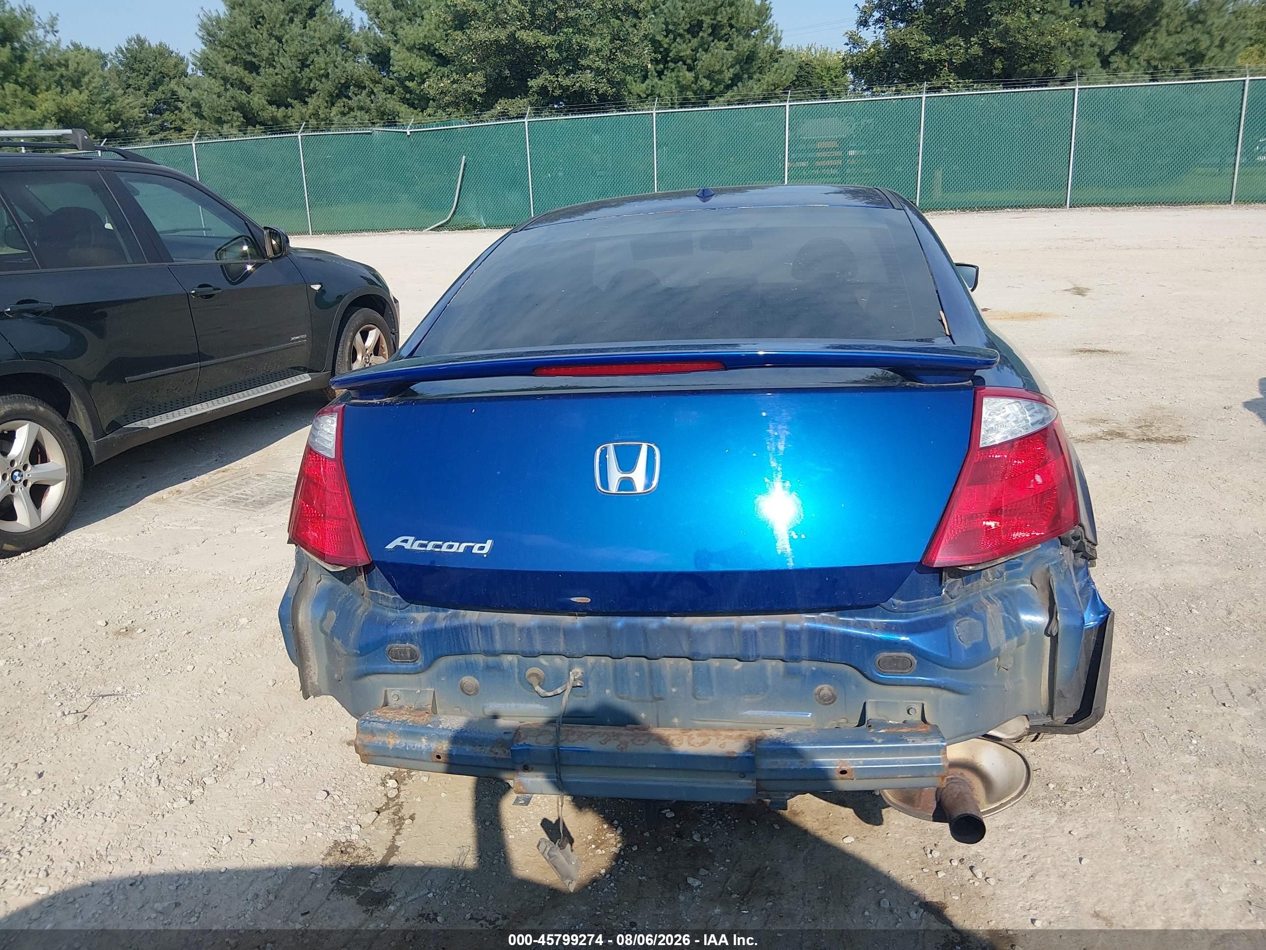 2009 Honda Accord 2.4 Ex-l Синий vin: 1HGCS12859A011360