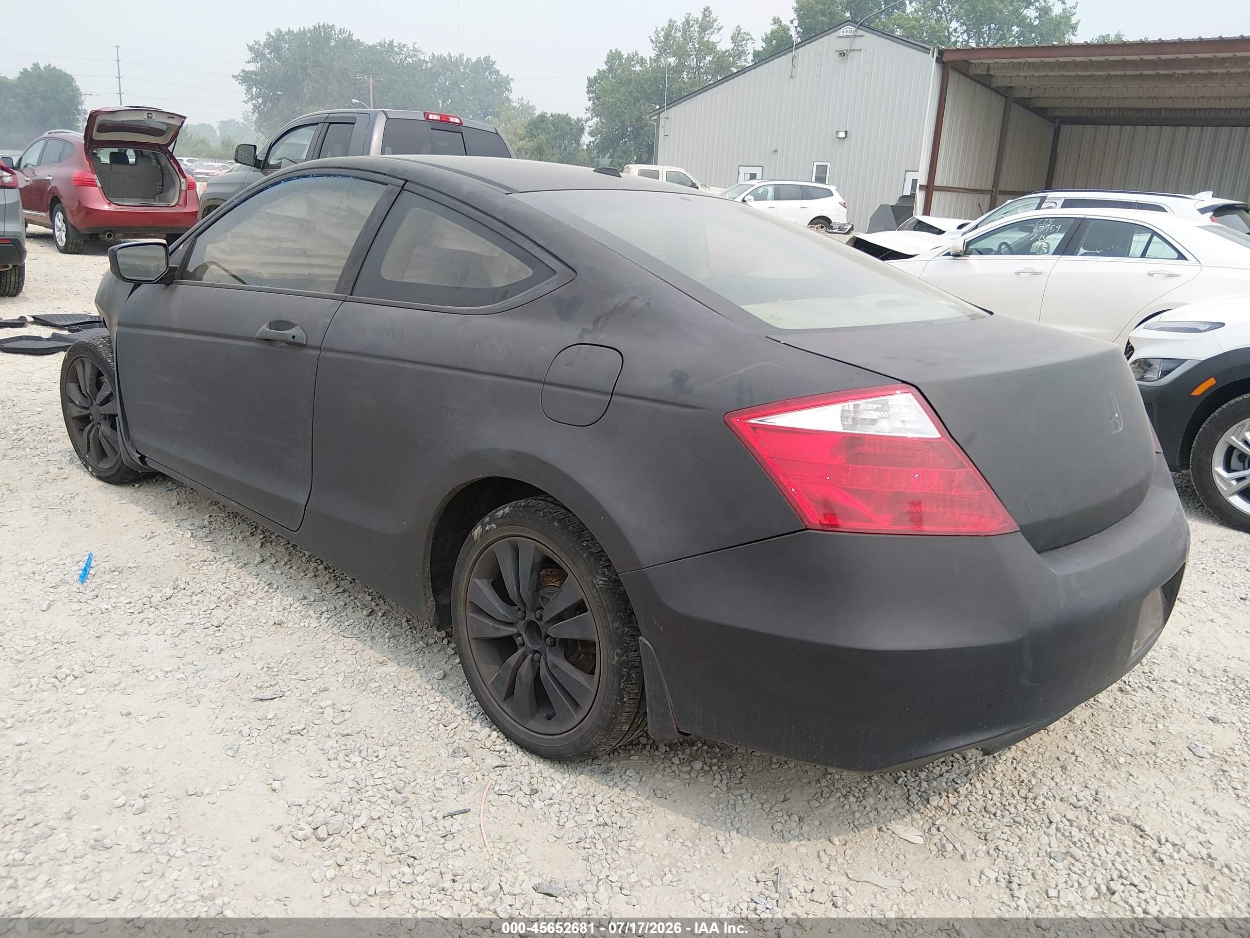 2008 Honda Accord 2.4 Ex-l Black vin: 1HGCS12868A027114