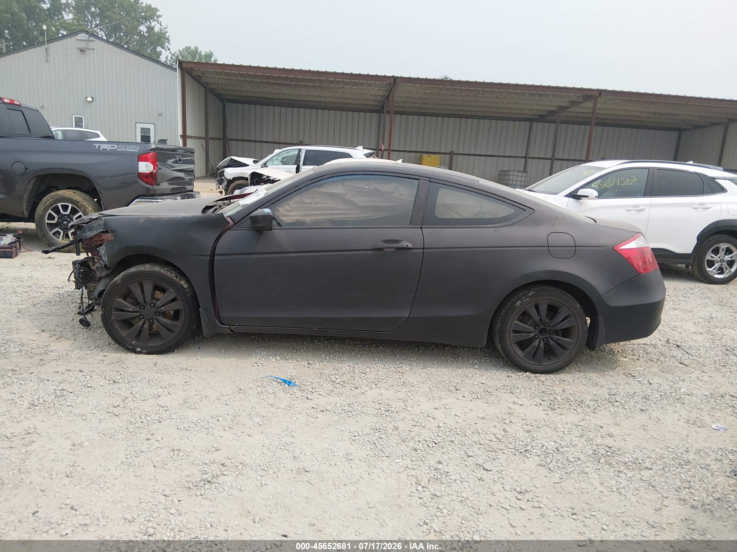 2008 Honda Accord 2.4 Ex-l Black vin: 1HGCS12868A027114