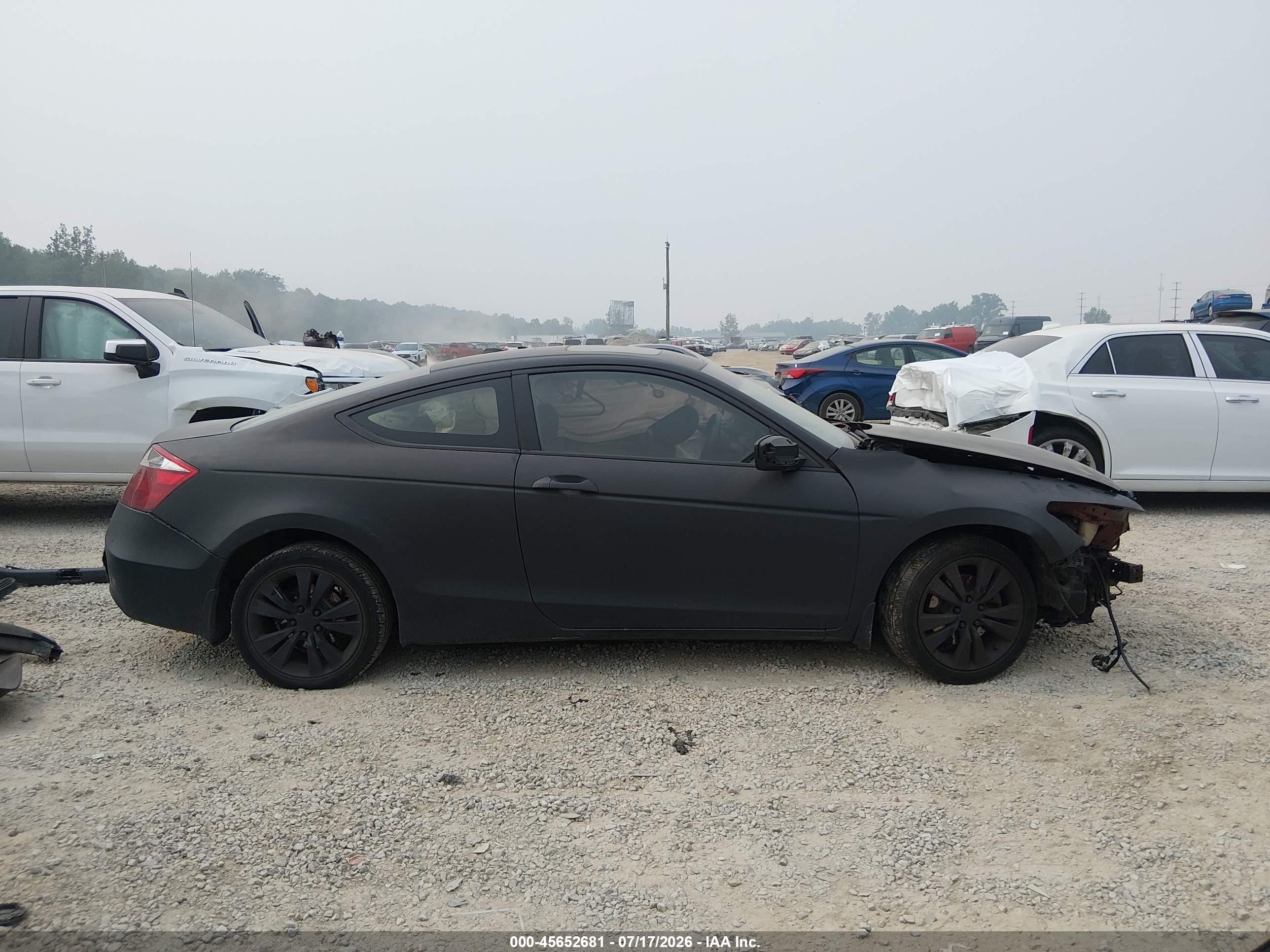 2008 Honda Accord 2.4 Ex-l Black vin: 1HGCS12868A027114