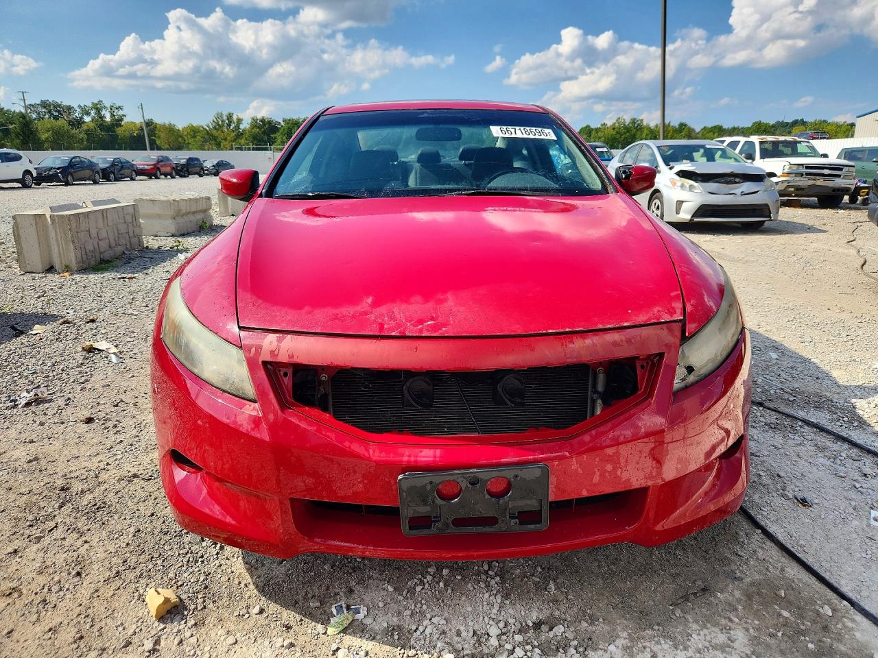 2009 Honda Accord Exl Red vin: 1HGCS12869A017605