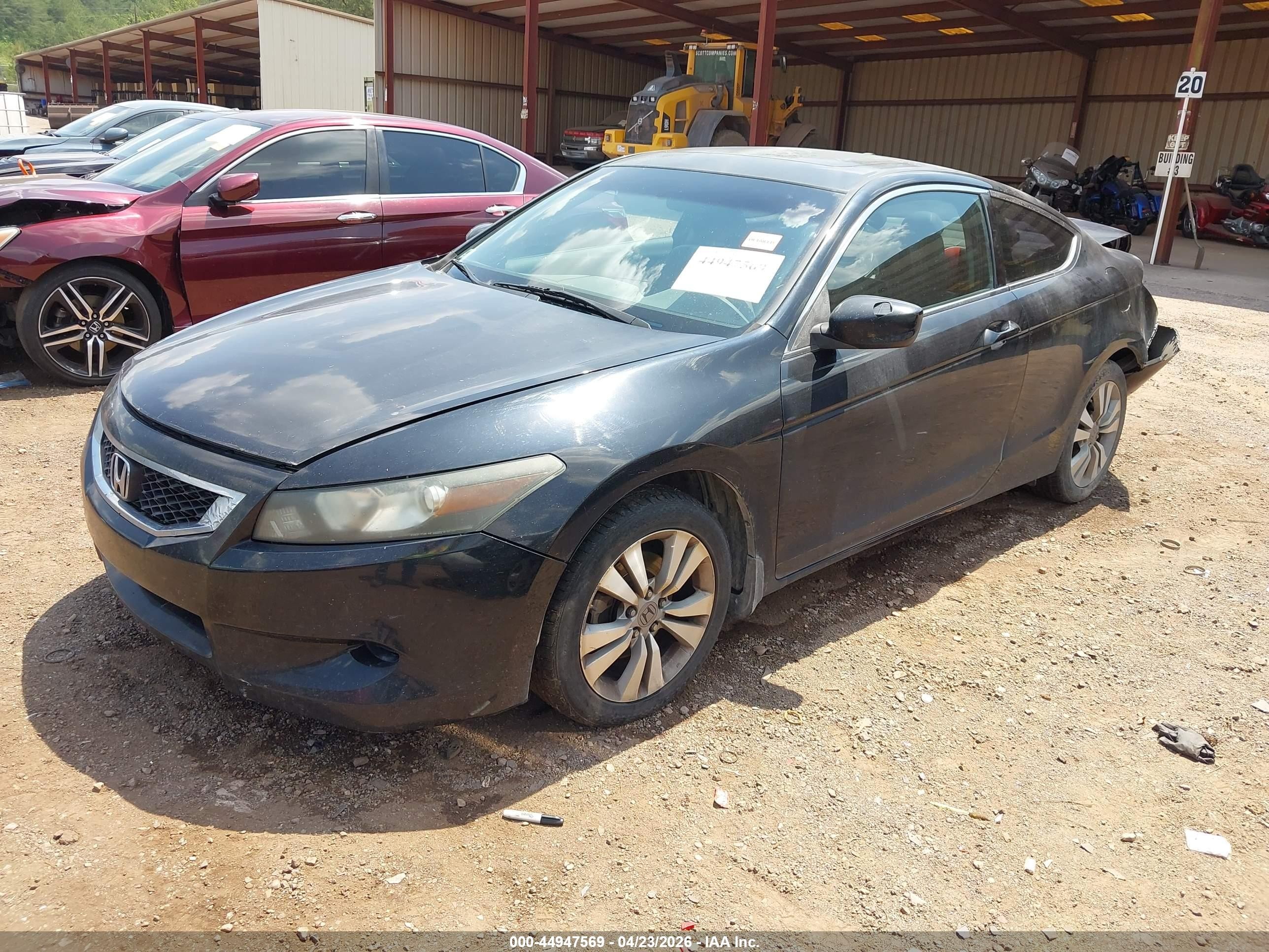 2009 Honda Accord 2.4 Ex-l Black vin: 1HGCS12869A026398