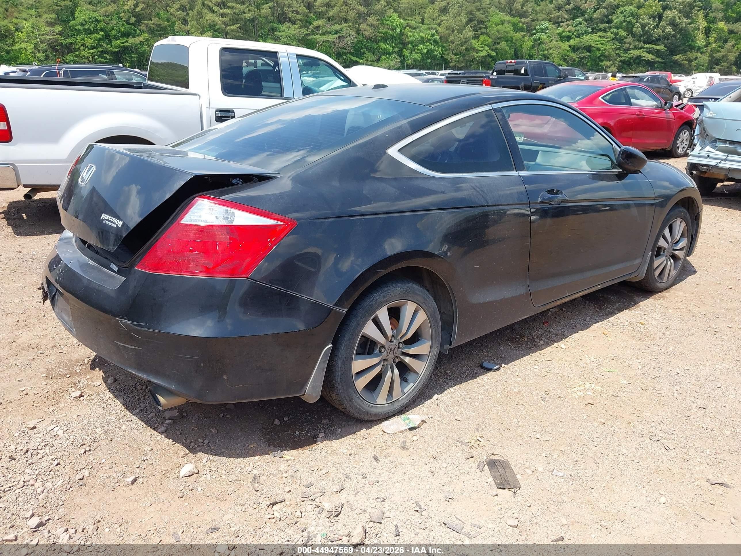 2009 Honda Accord 2.4 Ex-l Black vin: 1HGCS12869A026398