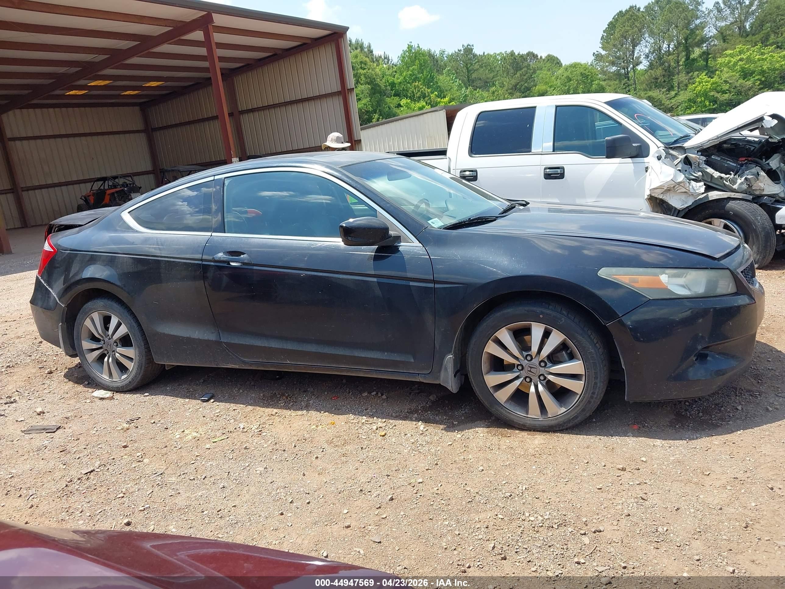 2009 Honda Accord 2.4 Ex-l Black vin: 1HGCS12869A026398