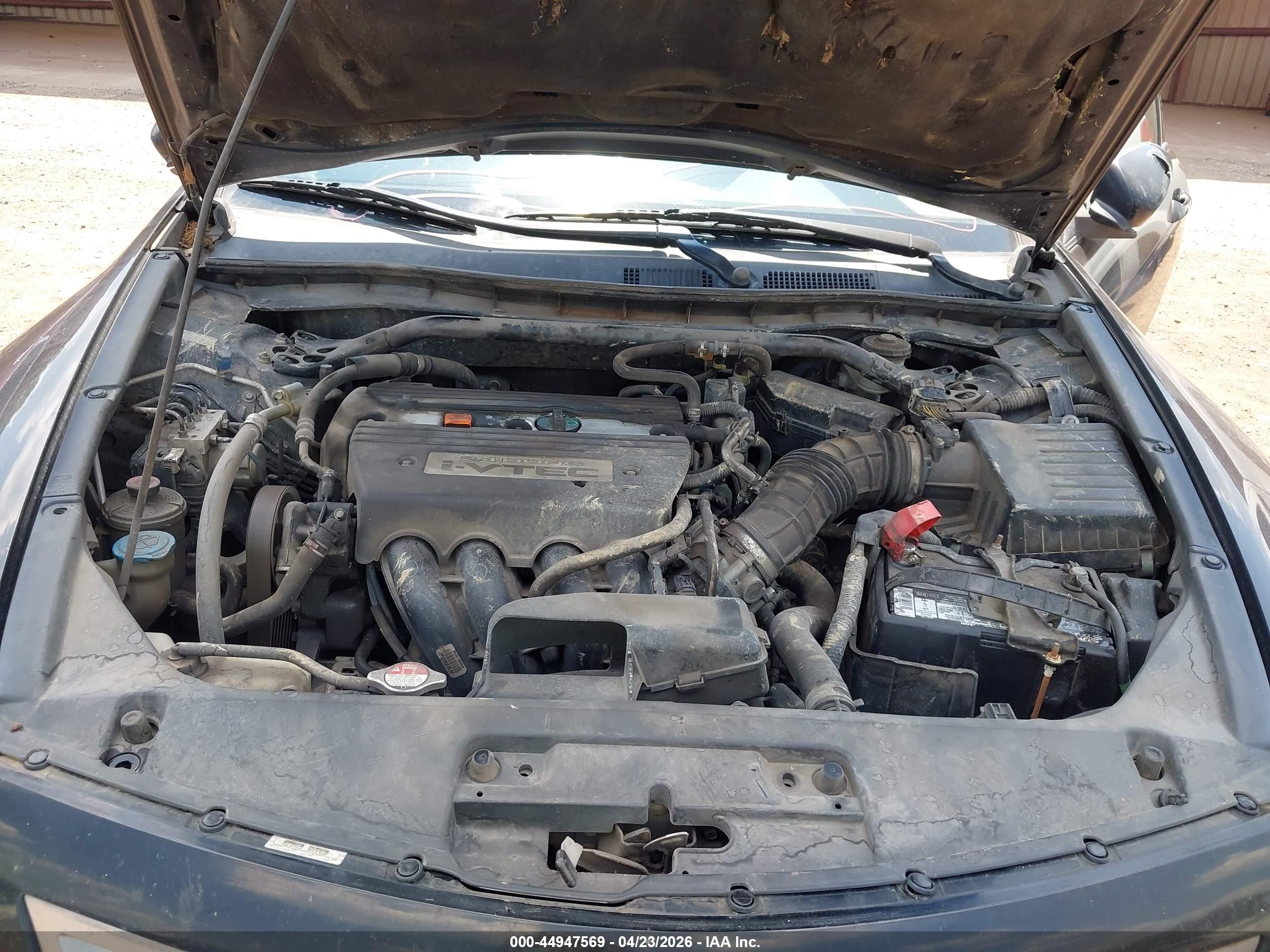 2009 Honda Accord 2.4 Ex-l Black vin: 1HGCS12869A026398
