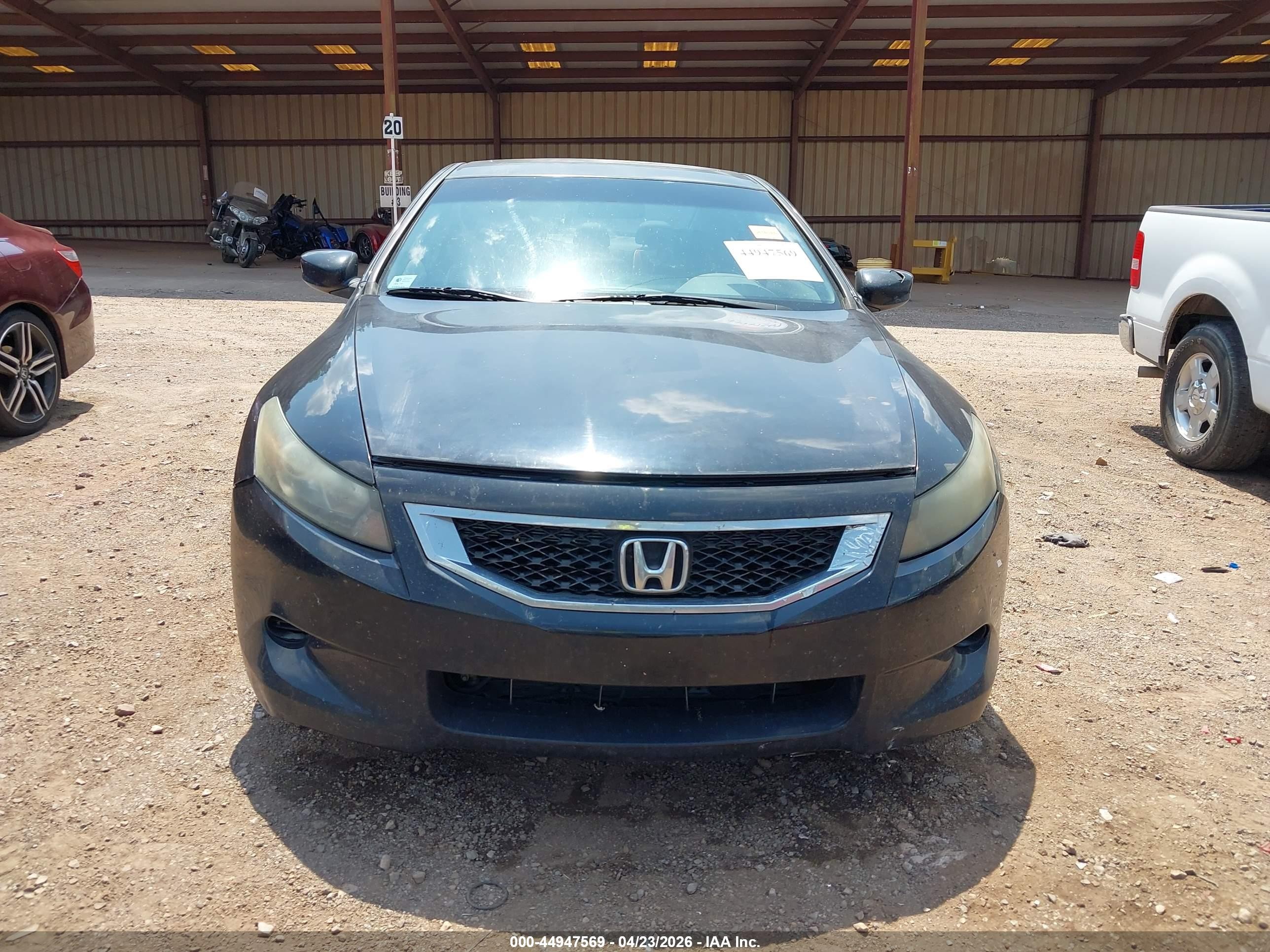 2009 Honda Accord 2.4 Ex-l Black vin: 1HGCS12869A026398