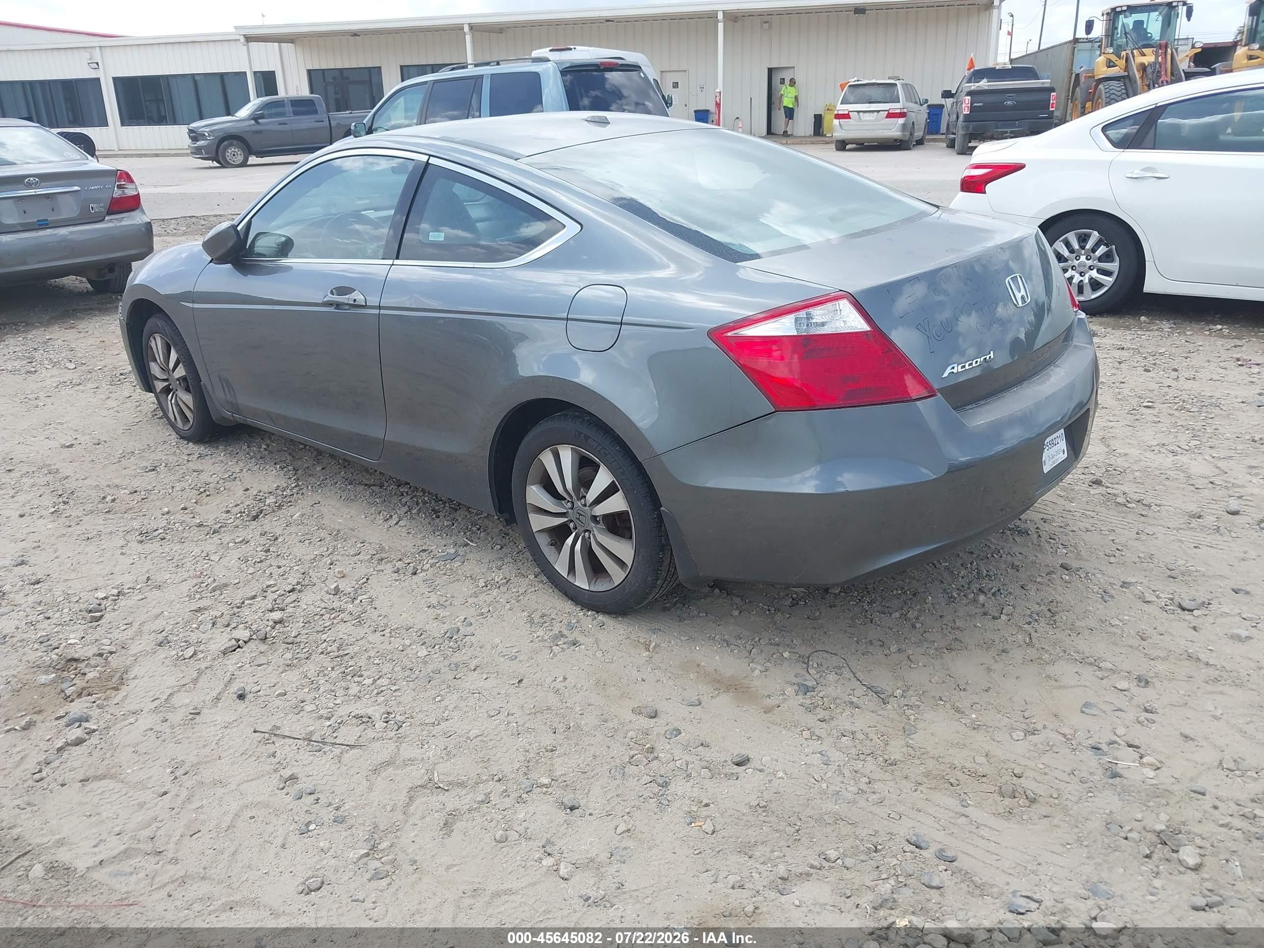 2008 Honda Accord 2.4 Ex-l Gray vin: 1HGCS12878A018728