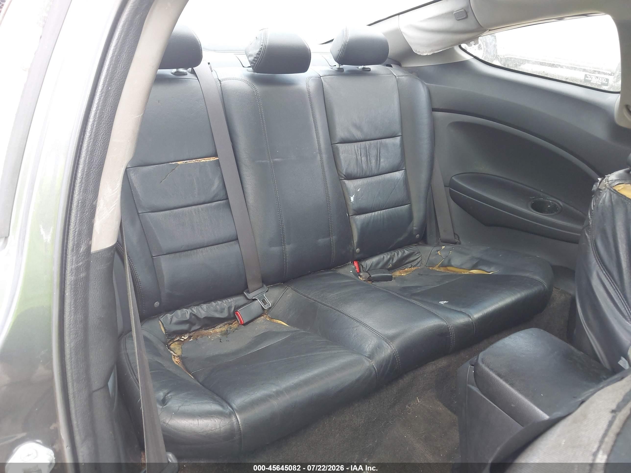 2008 Honda Accord 2.4 Ex-l Gray vin: 1HGCS12878A018728