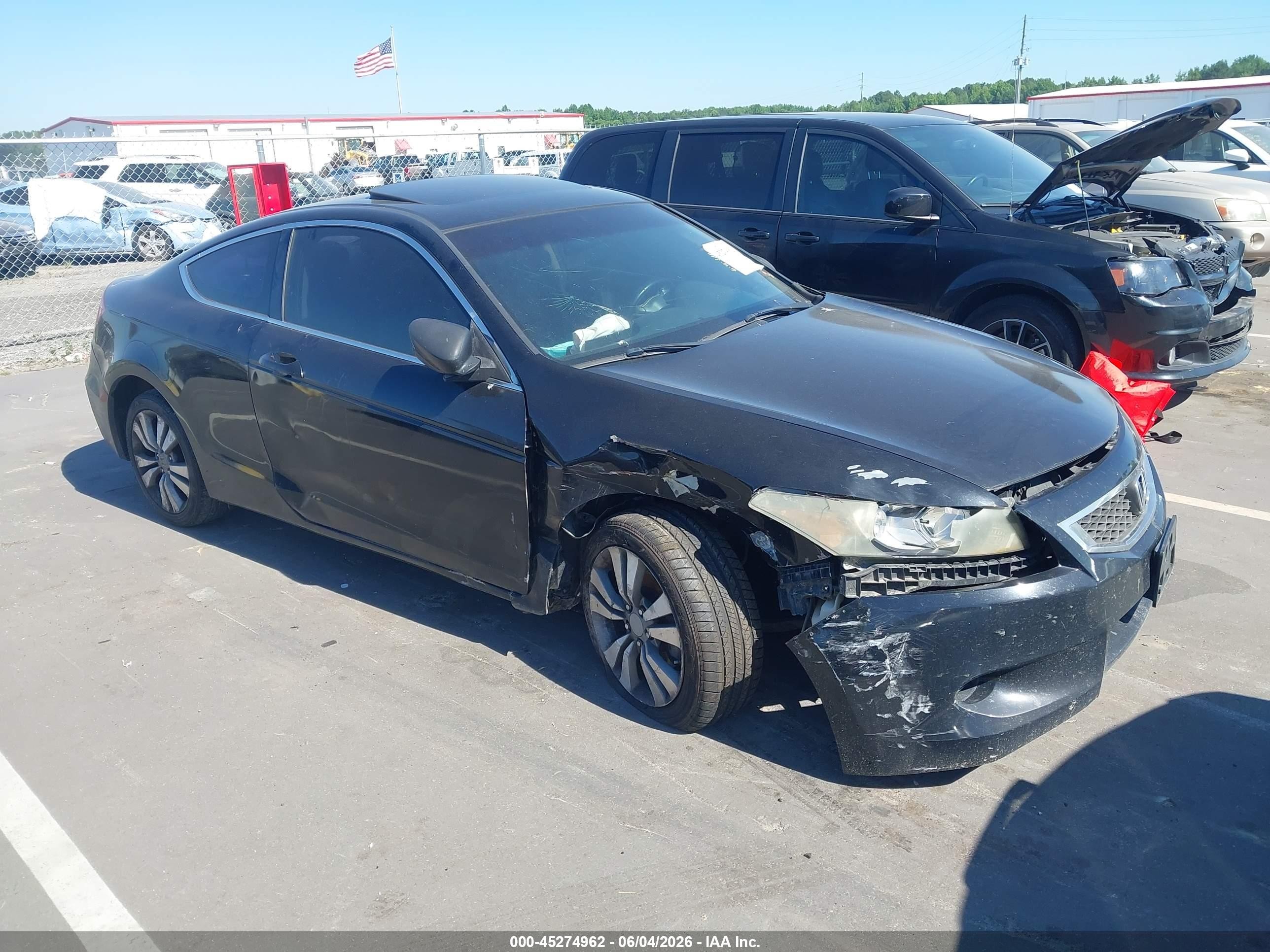 2009 Honda Accord 2.4 Ex-l Black vin: 1HGCS12879A014034