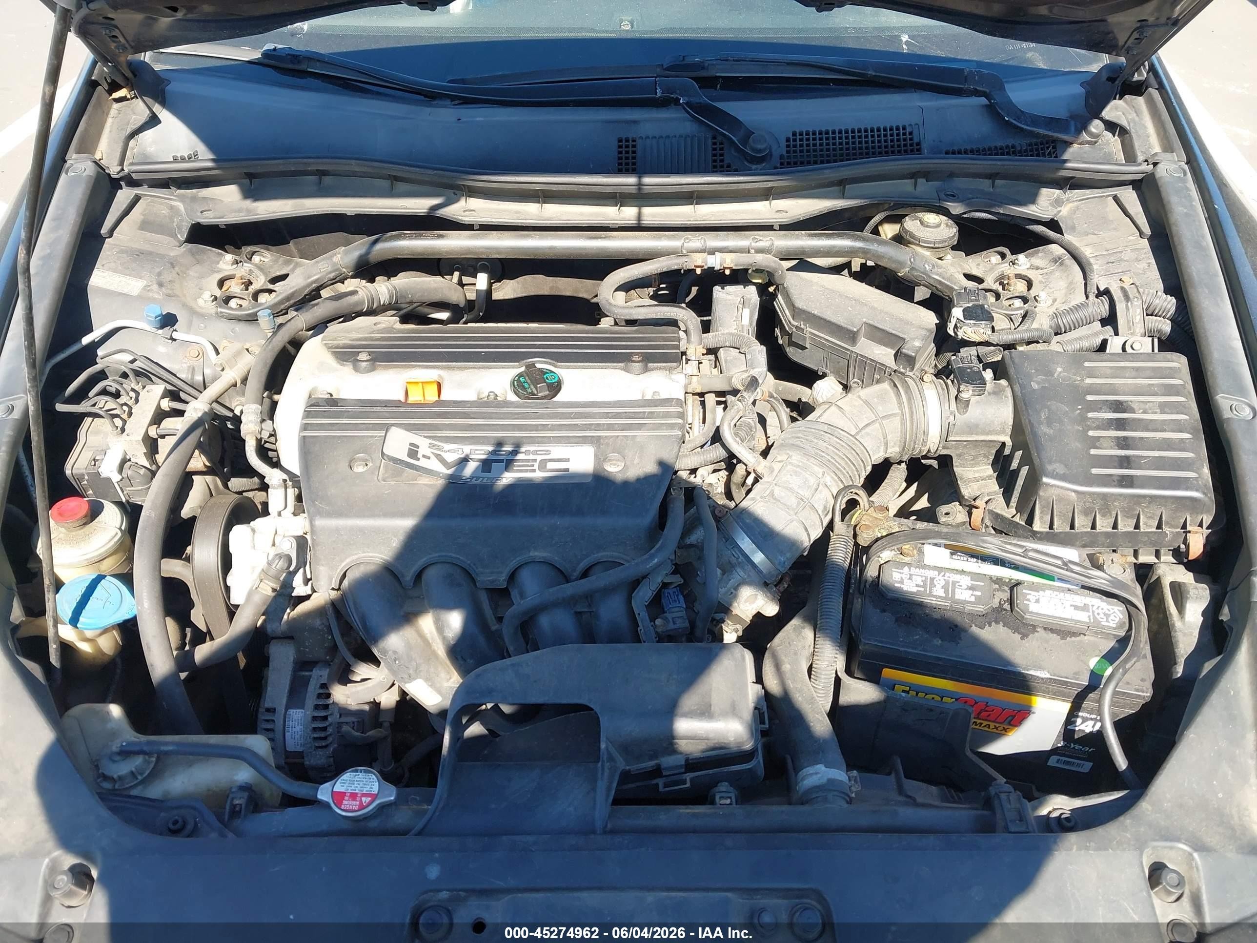 2009 Honda Accord 2.4 Ex-l Black vin: 1HGCS12879A014034