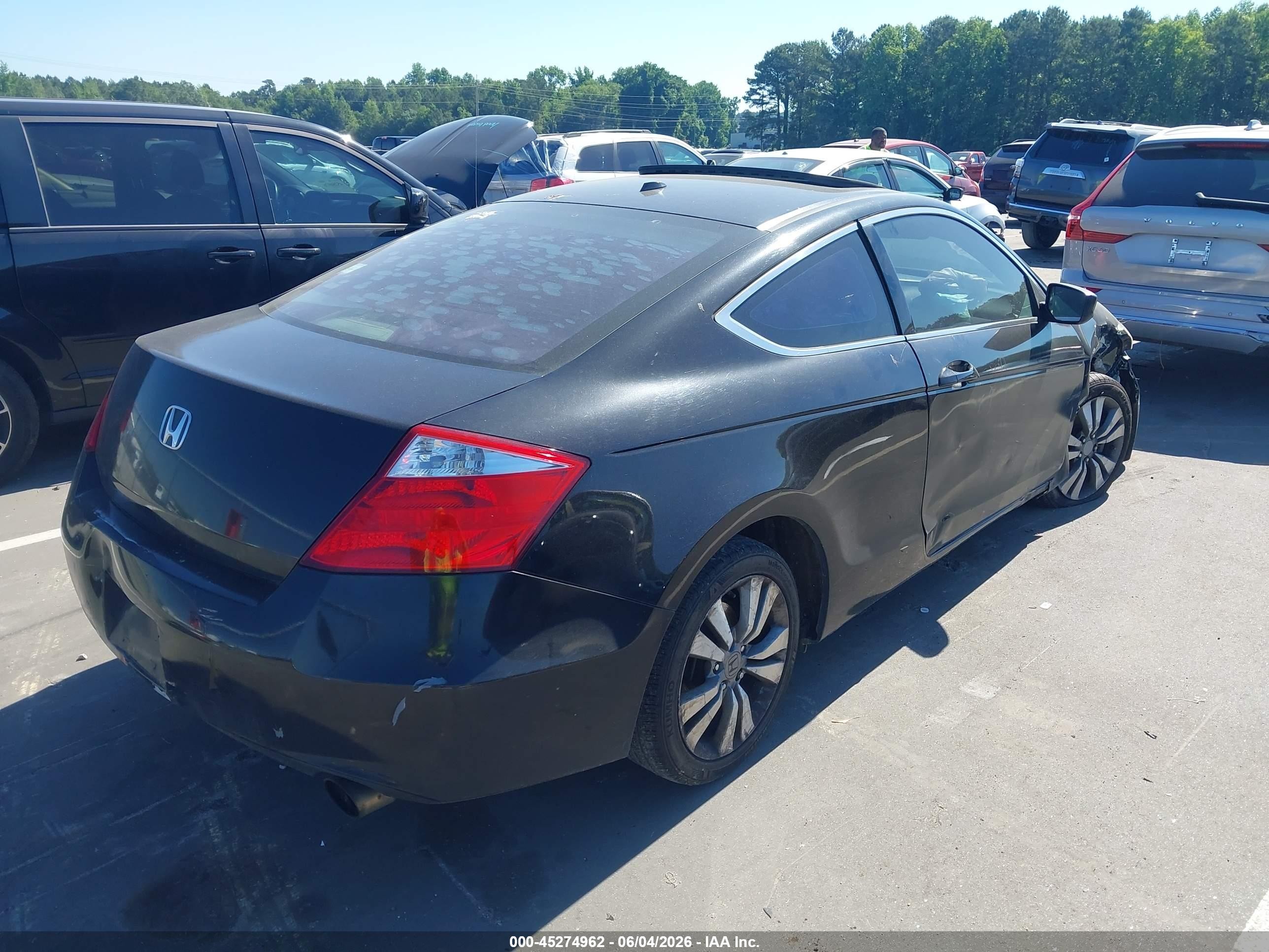 2009 Honda Accord 2.4 Ex-l Black vin: 1HGCS12879A014034