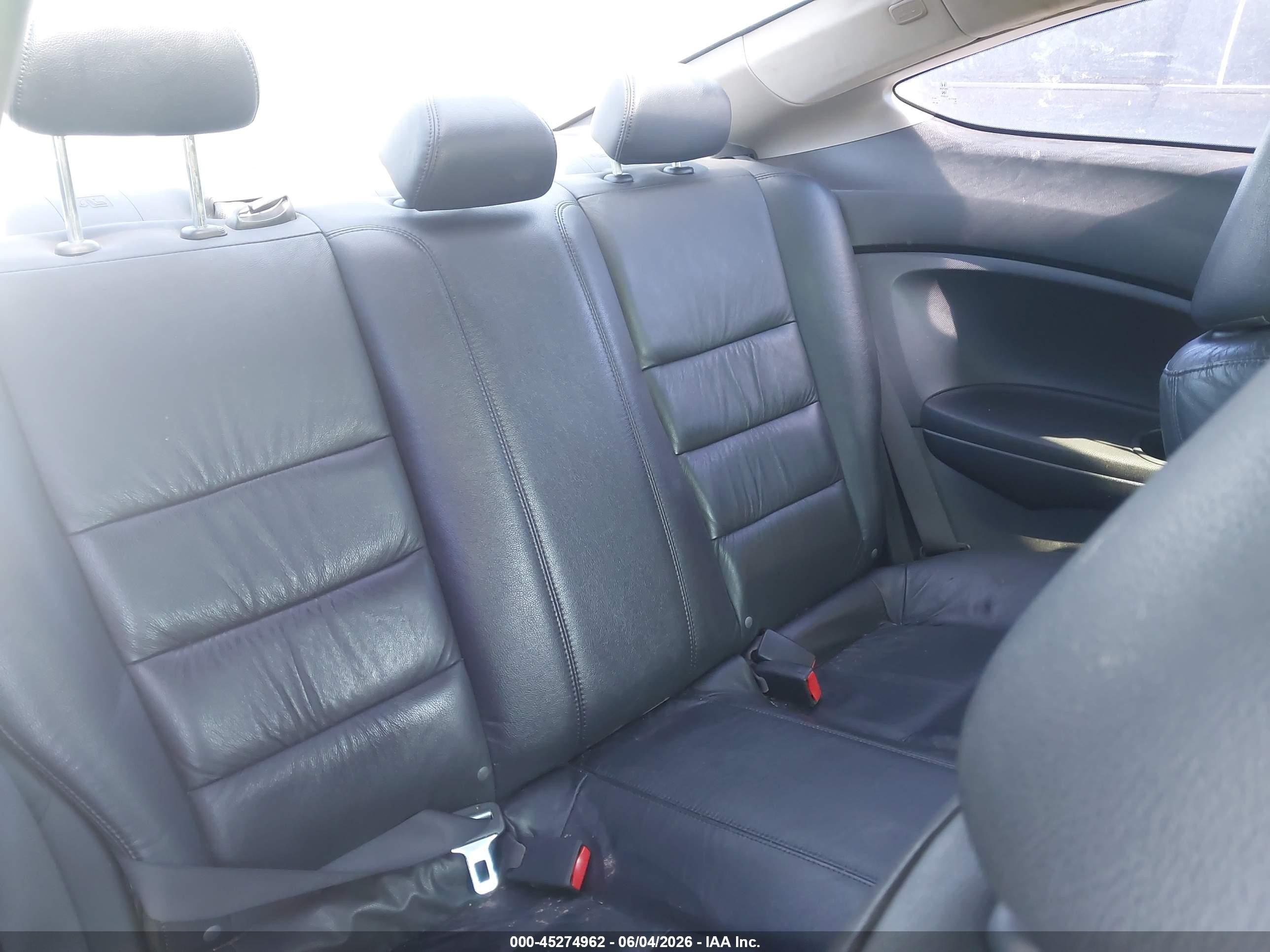2009 Honda Accord 2.4 Ex-l Black vin: 1HGCS12879A014034