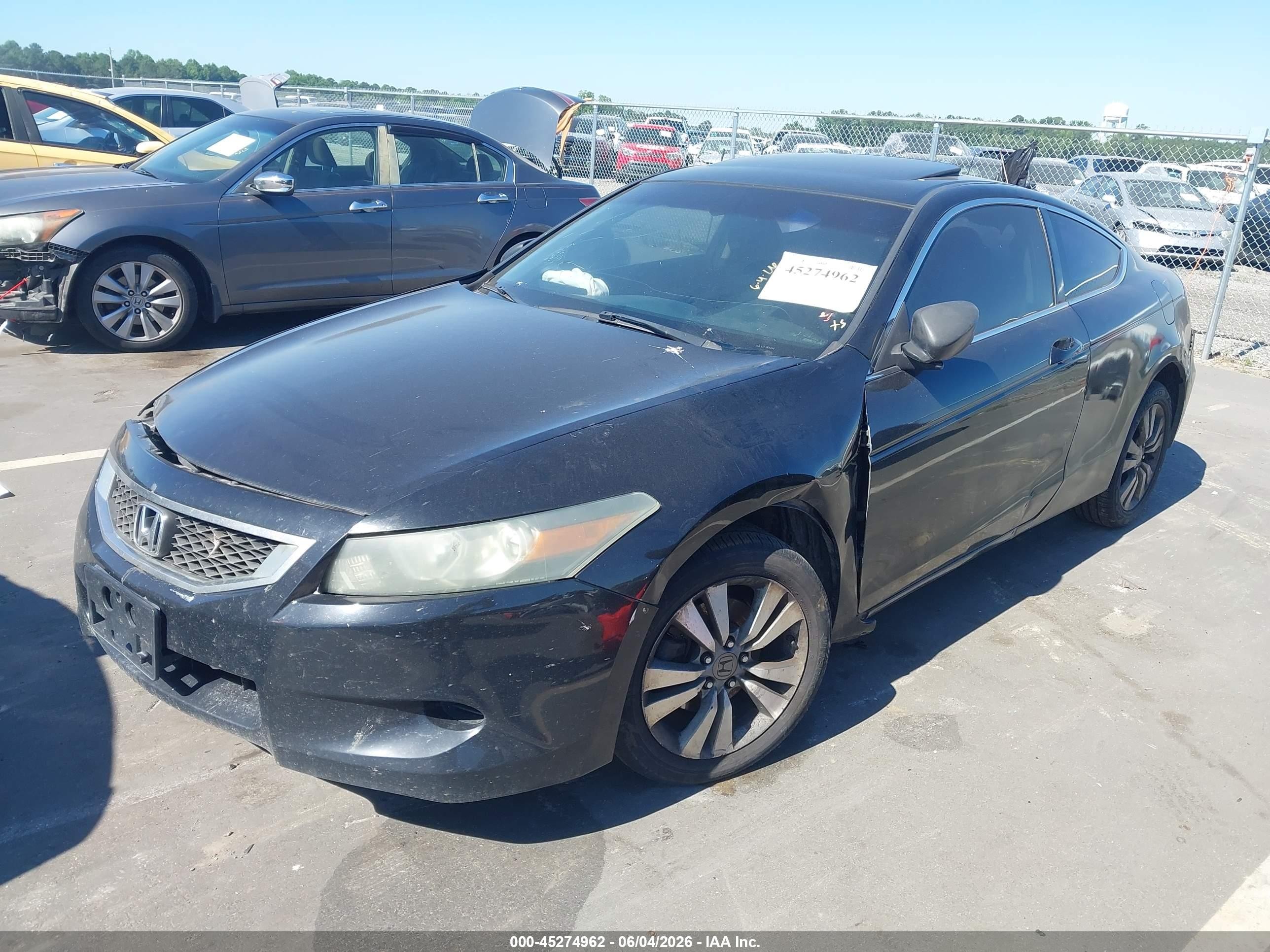 2009 Honda Accord 2.4 Ex-l Black vin: 1HGCS12879A014034