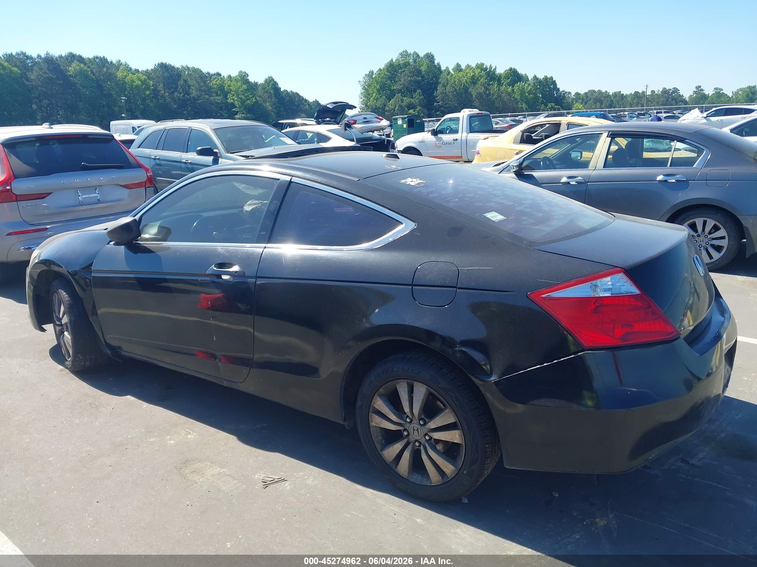2009 Honda Accord 2.4 Ex-l Black vin: 1HGCS12879A014034