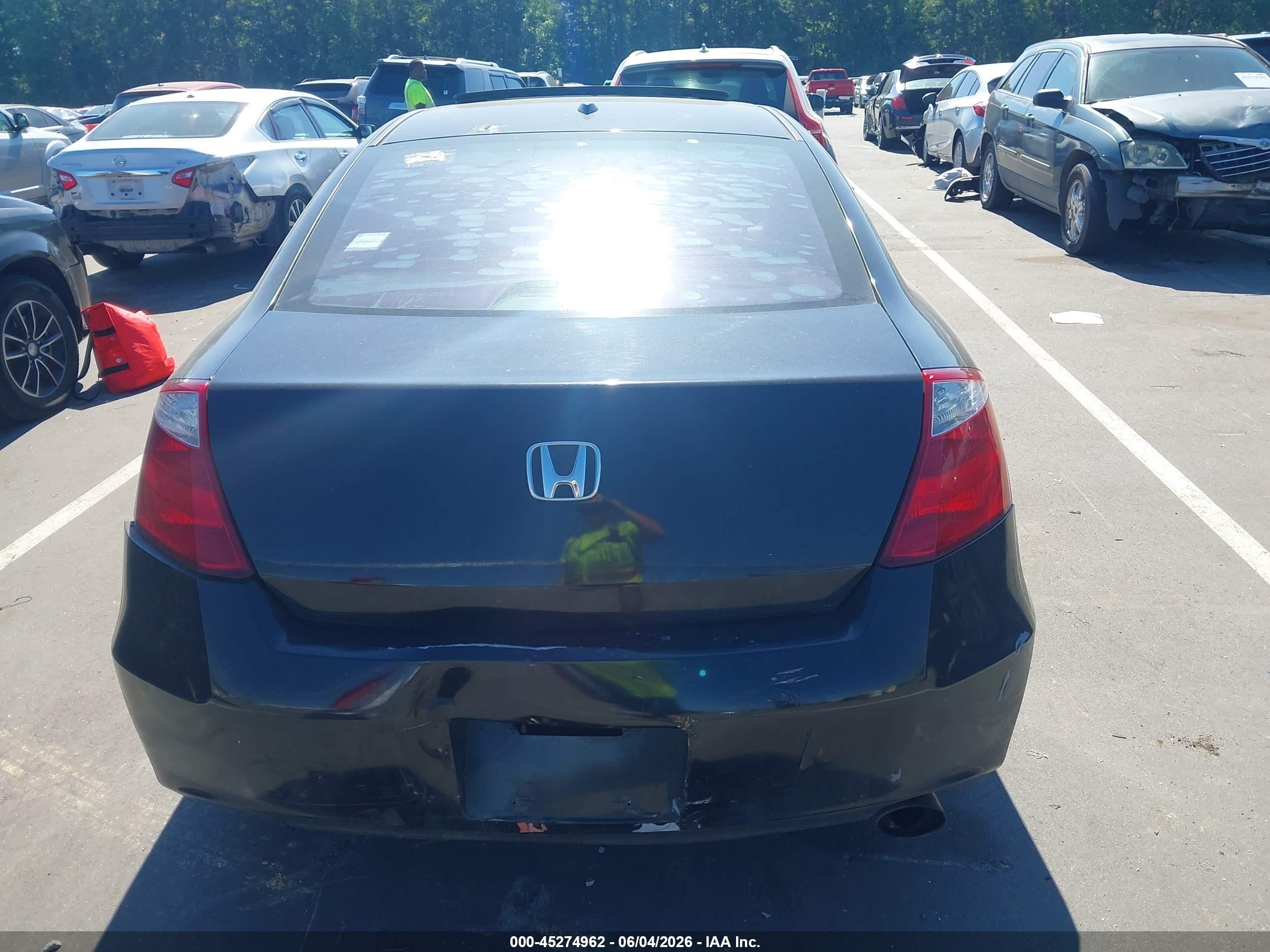 2009 Honda Accord 2.4 Ex-l Black vin: 1HGCS12879A014034