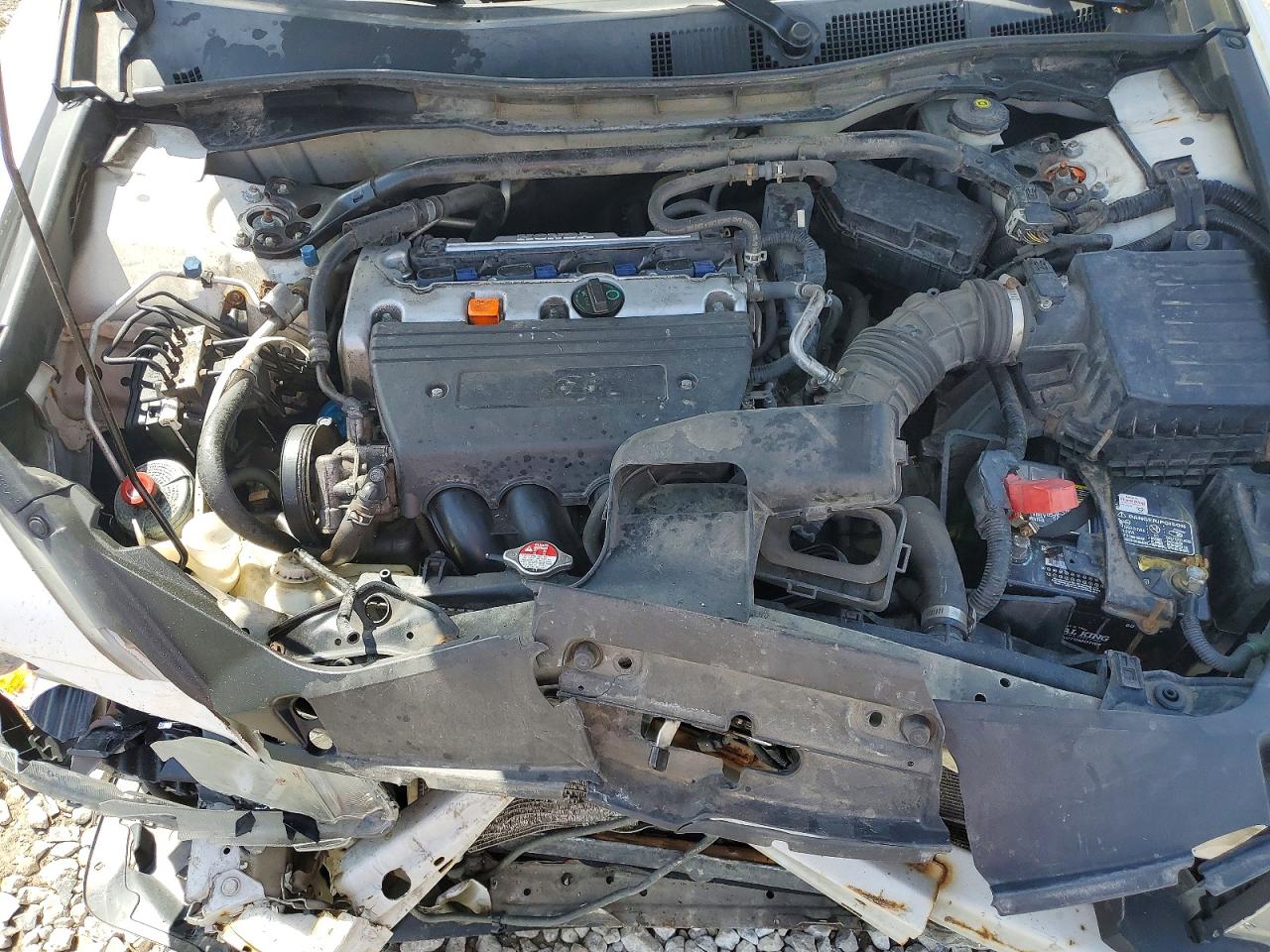 2009 Honda Accord Exl White vin: 1HGCS12879A017533