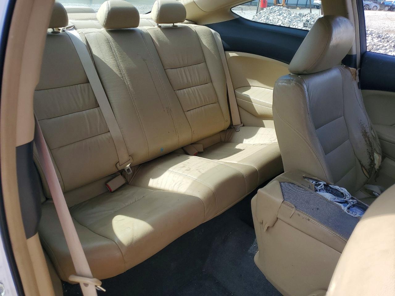 2009 Honda Accord Exl White vin: 1HGCS12879A017533