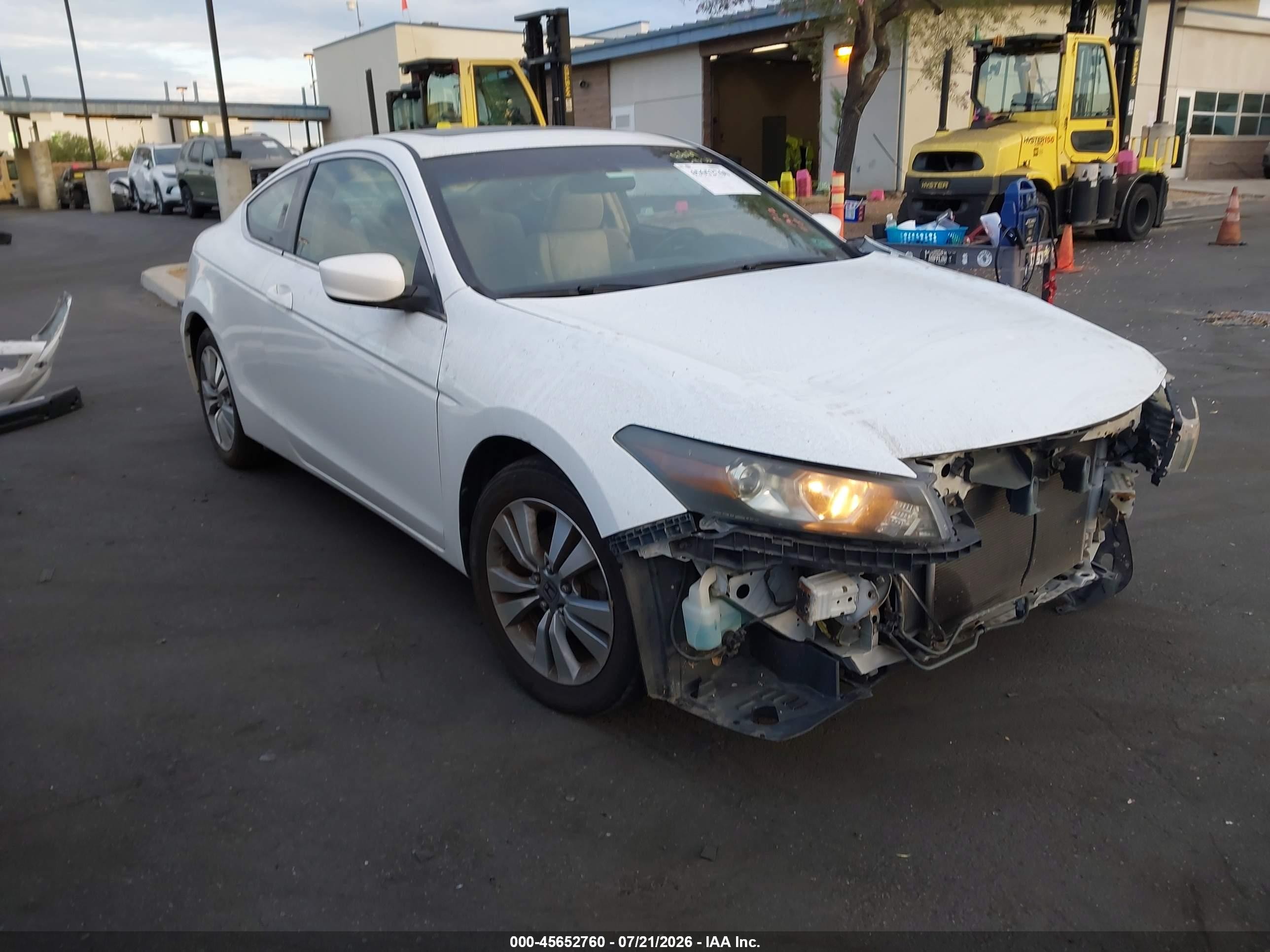 2009 Honda Accord 2.4 Ex-l Белый vin: 1HGCS12879A023266