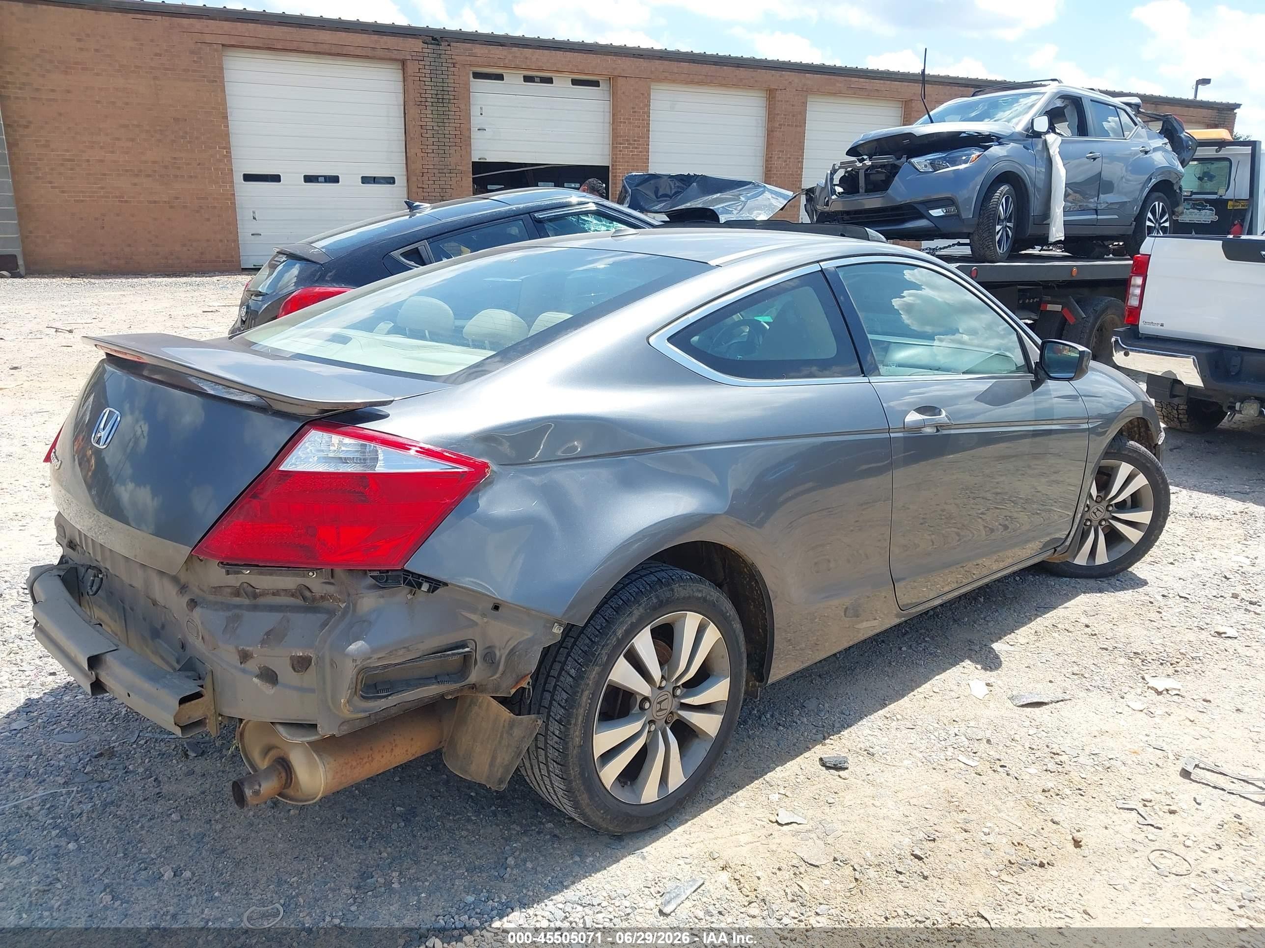 2008 Honda Accord 2.4 Ex-l Gray vin: 1HGCS12888A000710