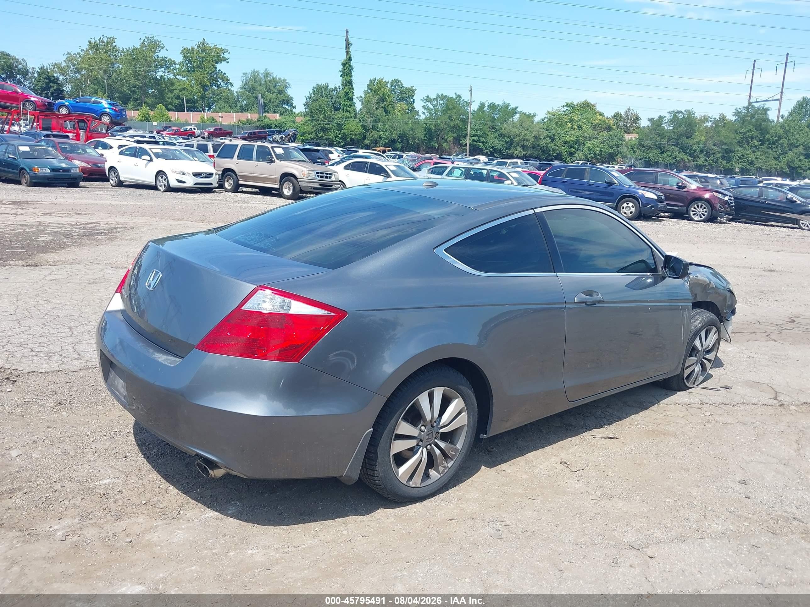 2008 Honda Accord 2.4 Ex-l Gray vin: 1HGCS12888A022948