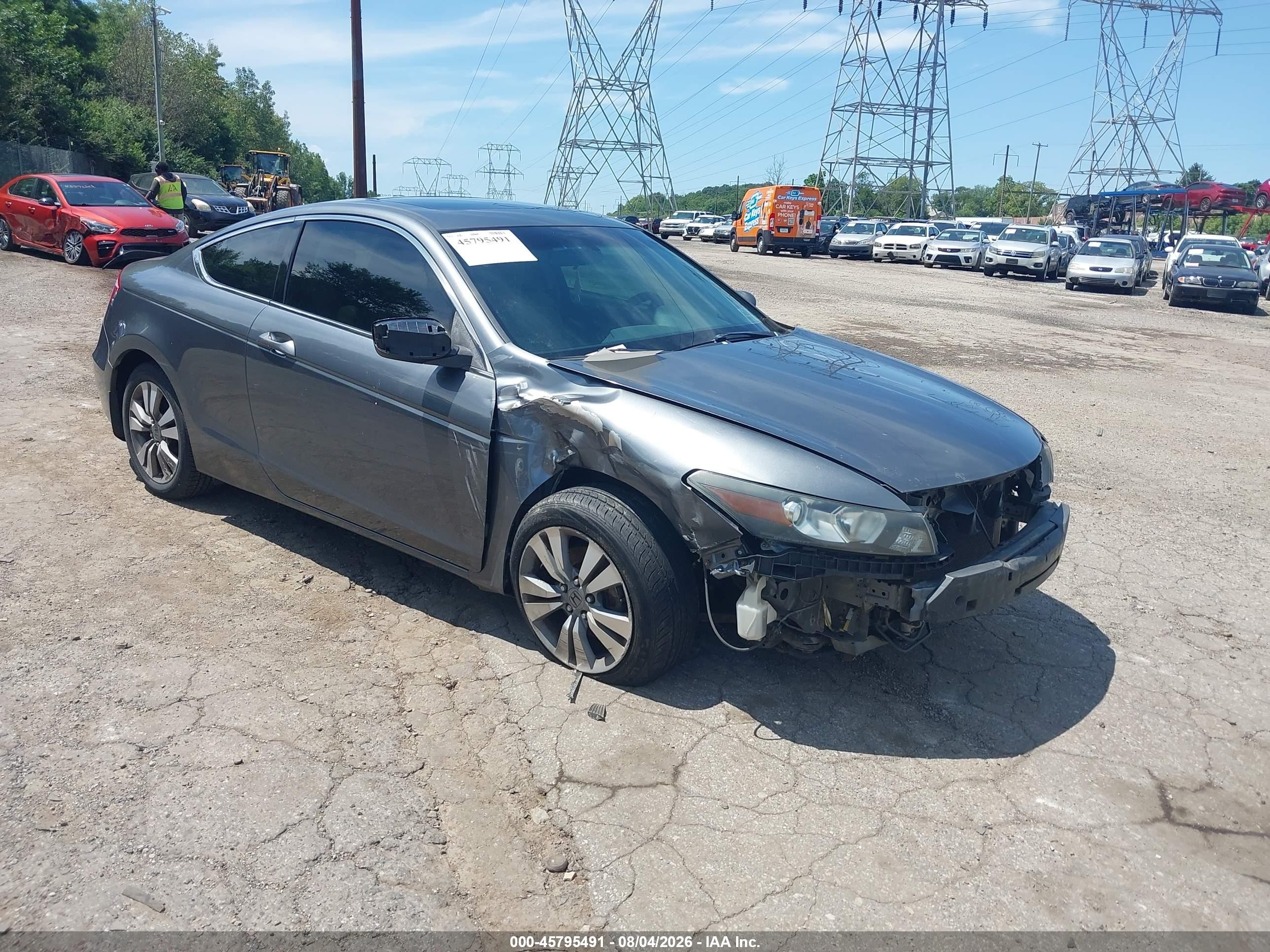 2008 Honda Accord 2.4 Ex-l Gray vin: 1HGCS12888A022948
