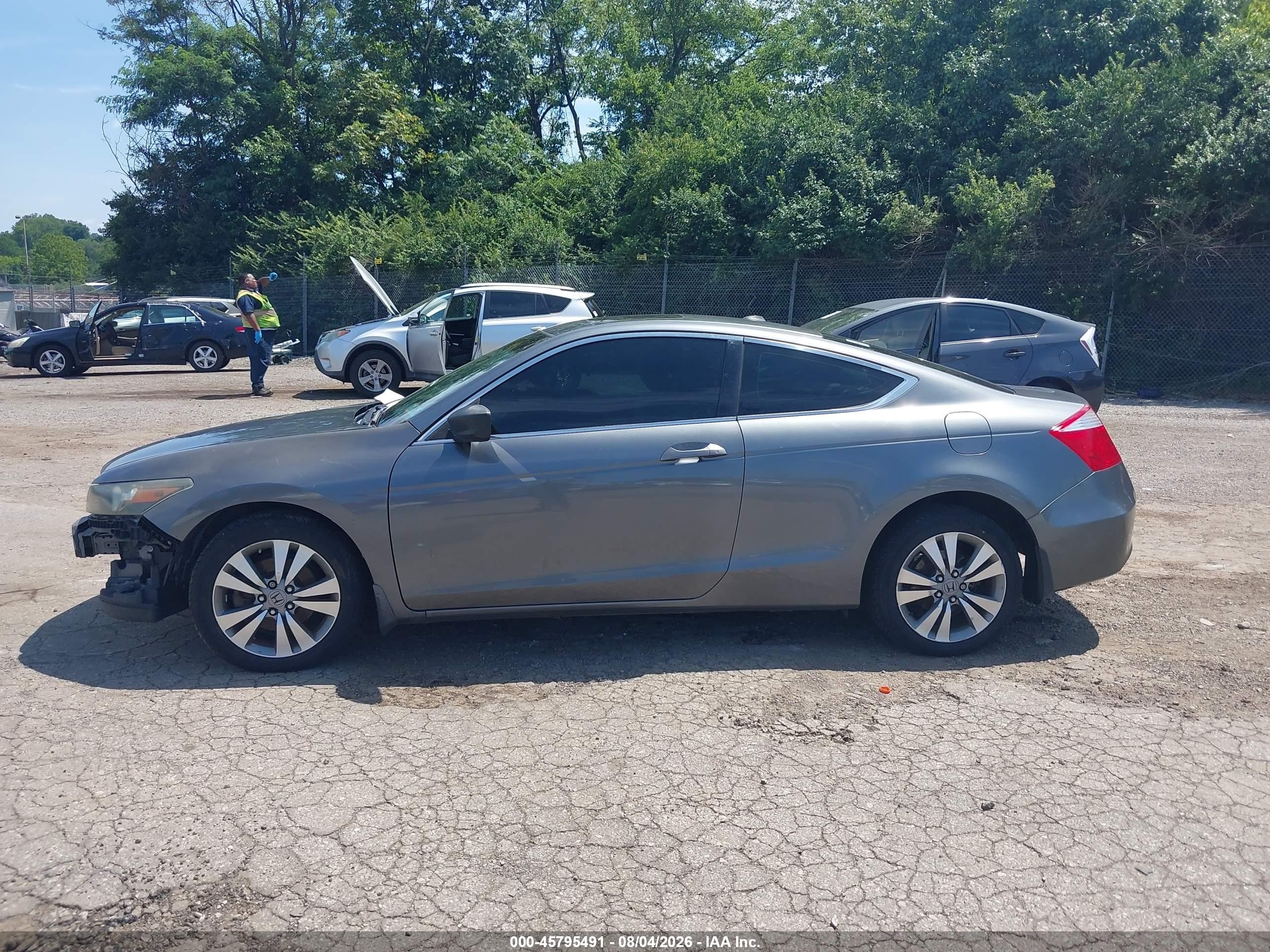 2008 Honda Accord 2.4 Ex-l Gray vin: 1HGCS12888A022948