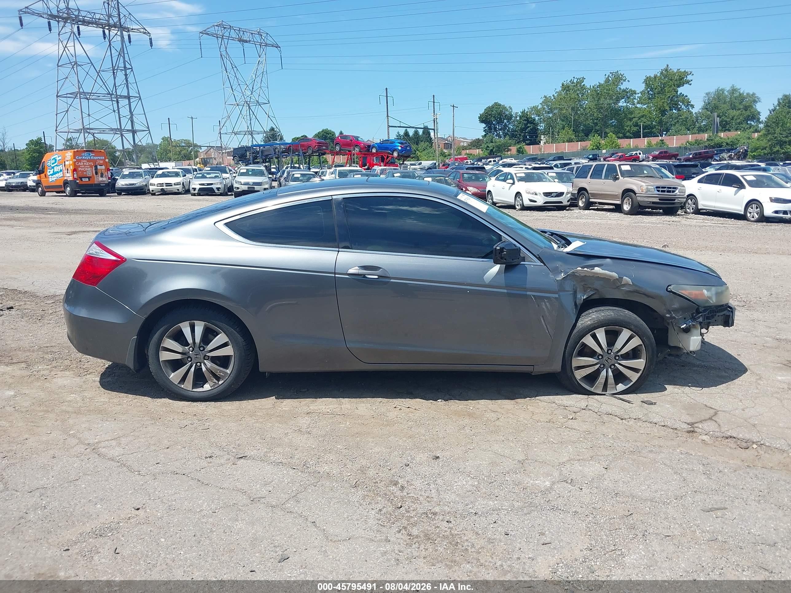 2008 Honda Accord 2.4 Ex-l Gray vin: 1HGCS12888A022948