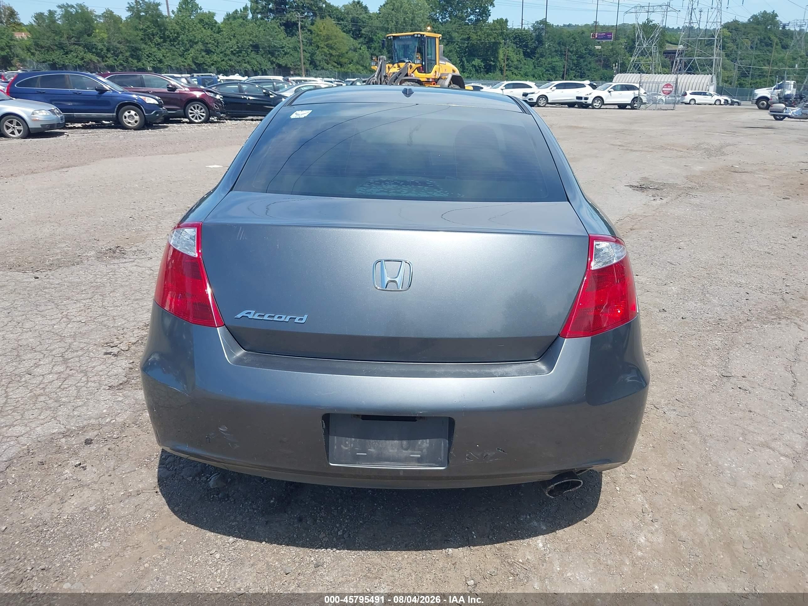2008 Honda Accord 2.4 Ex-l Gray vin: 1HGCS12888A022948