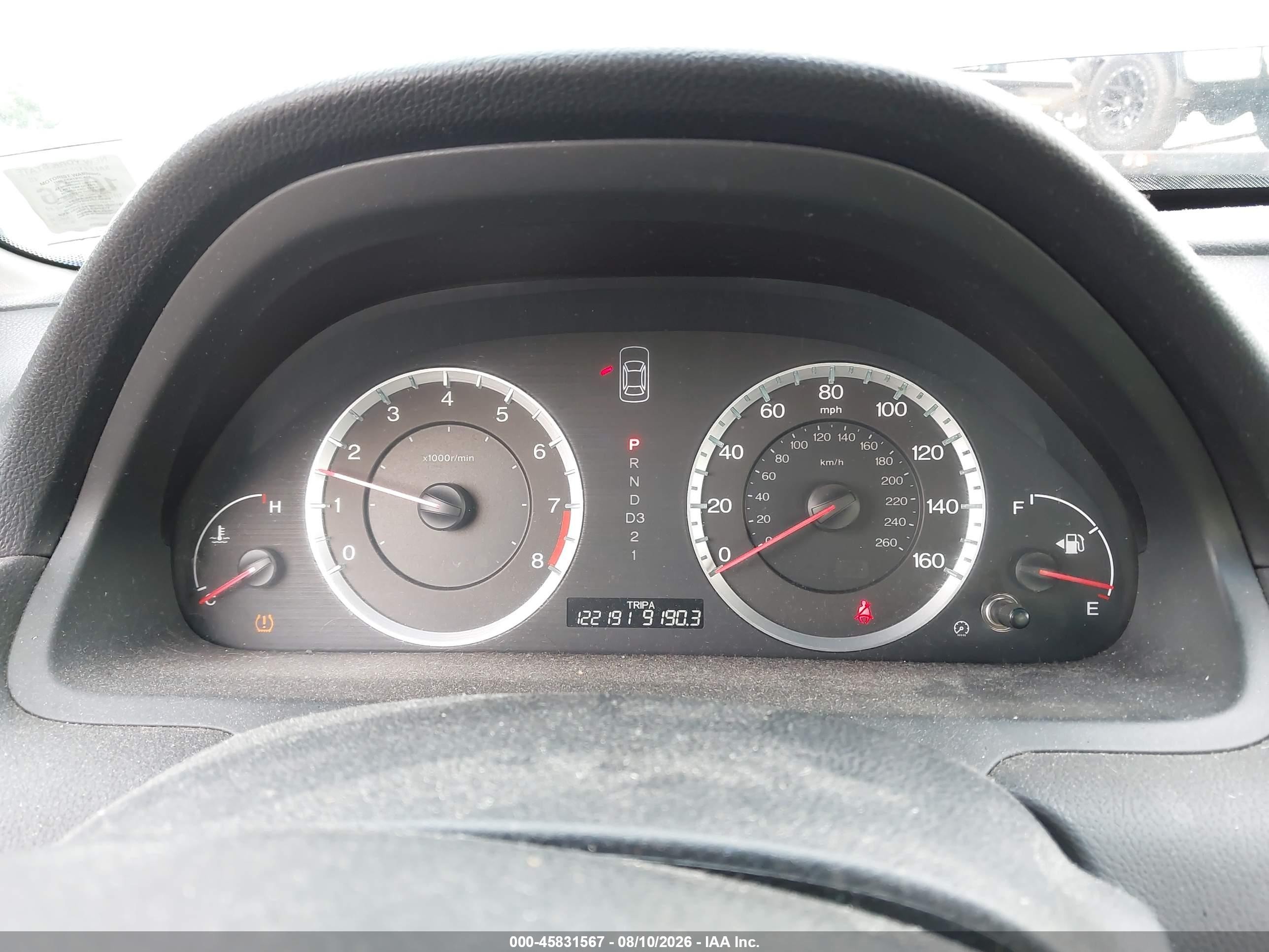 2009 Honda Accord 2.4 Ex-l Blue vin: 1HGCS12889A006749