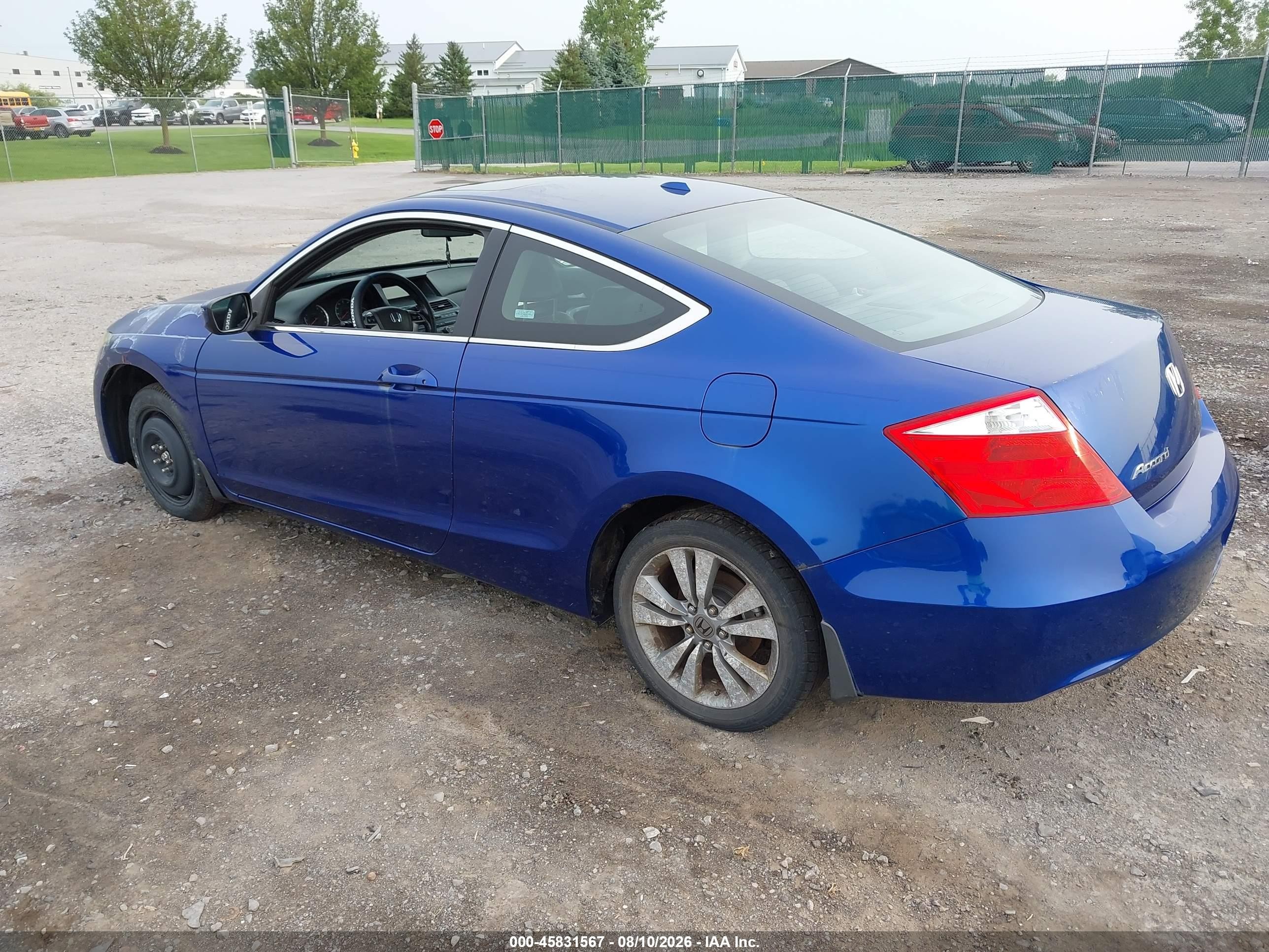 2009 Honda Accord 2.4 Ex-l Blue vin: 1HGCS12889A006749