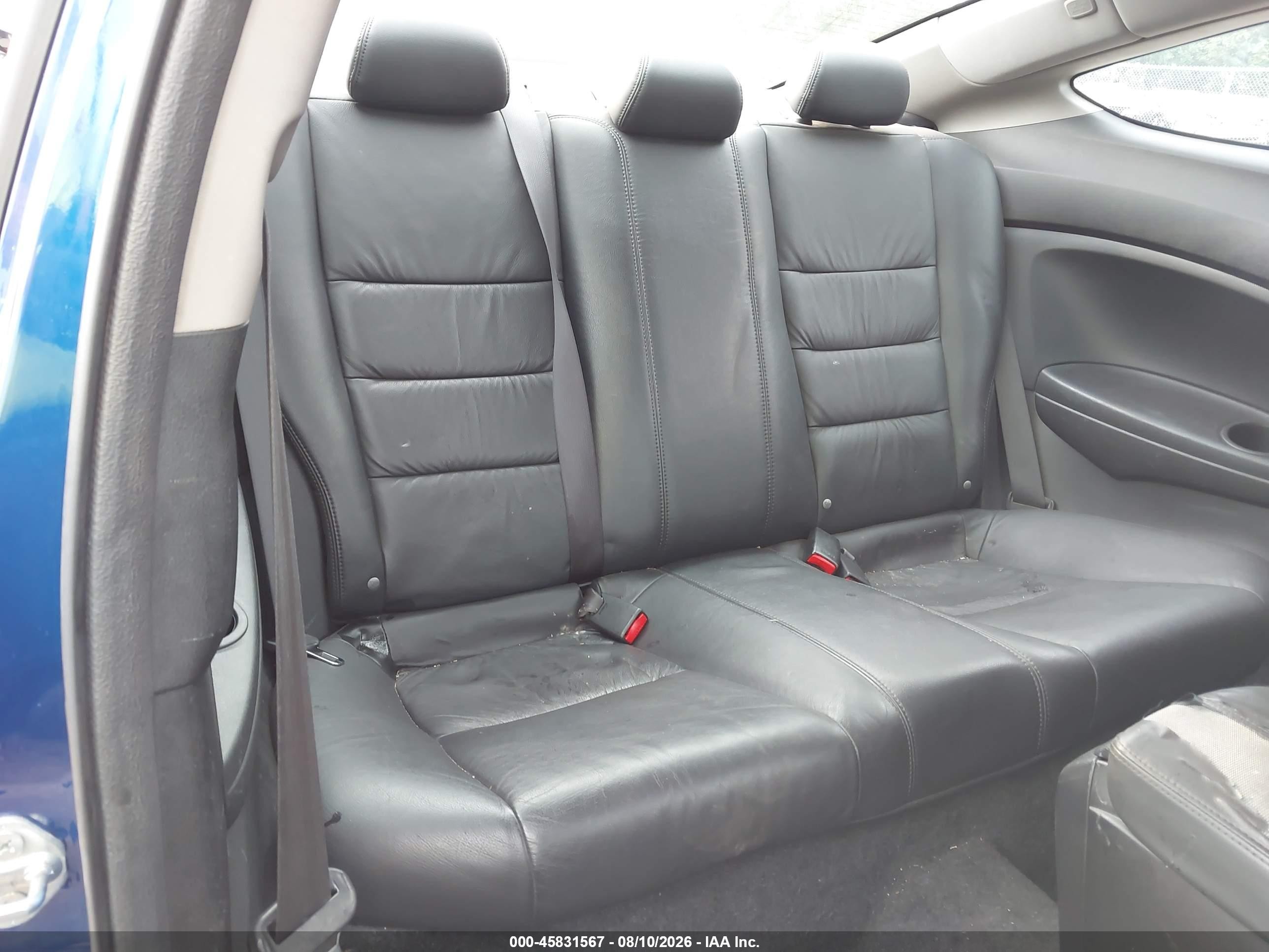 2009 Honda Accord 2.4 Ex-l Blue vin: 1HGCS12889A006749