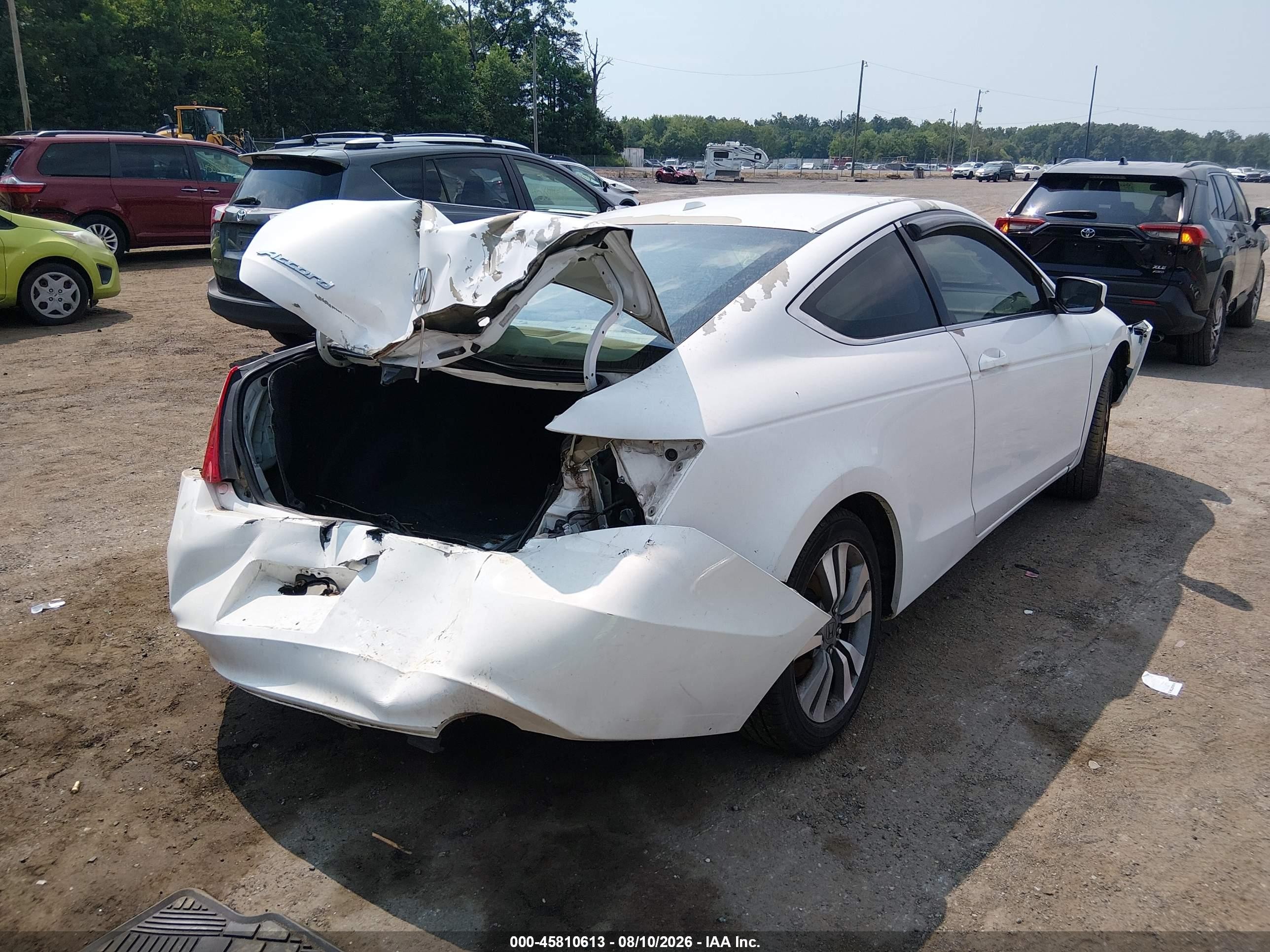 2009 Honda Accord 2.4 Ex-l White vin: 1HGCS12889A009649