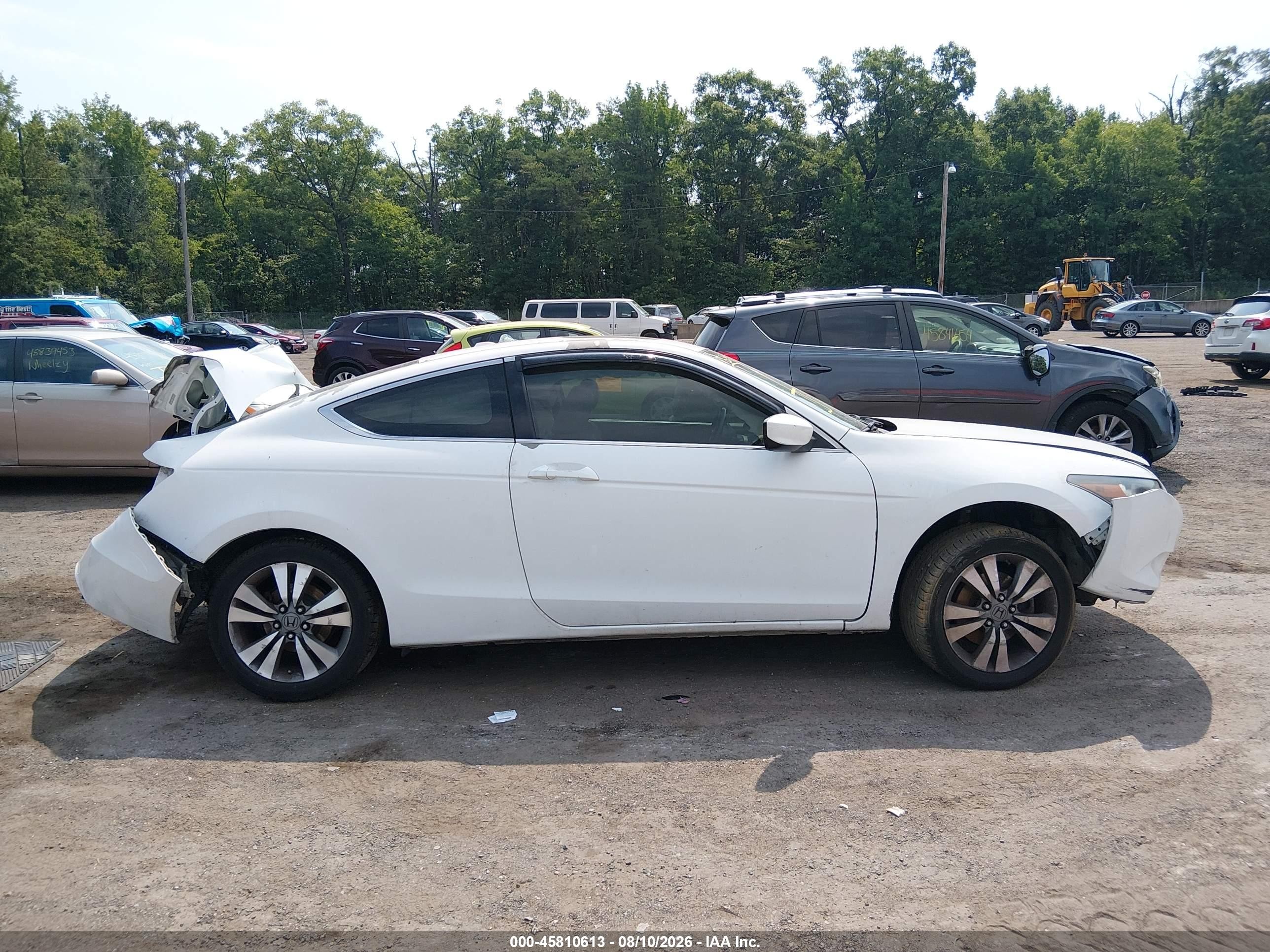 2009 Honda Accord 2.4 Ex-l White vin: 1HGCS12889A009649