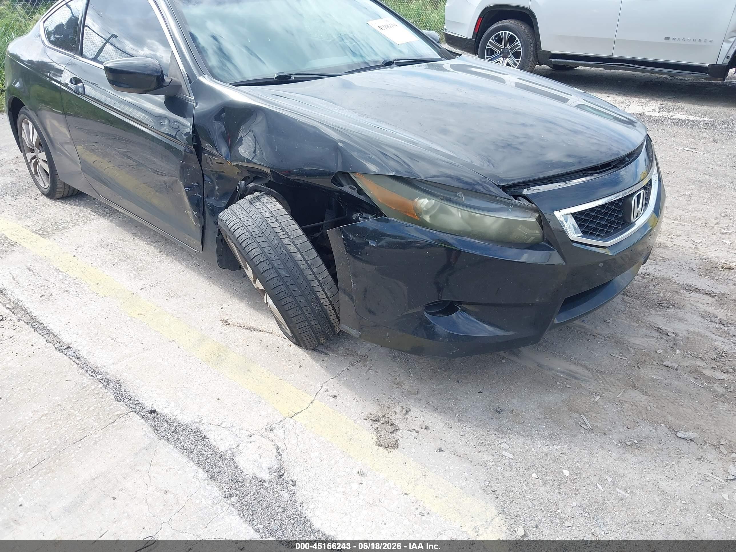 2009 Honda Accord 2.4 Ex-l Black vin: 1HGCS12889A010753