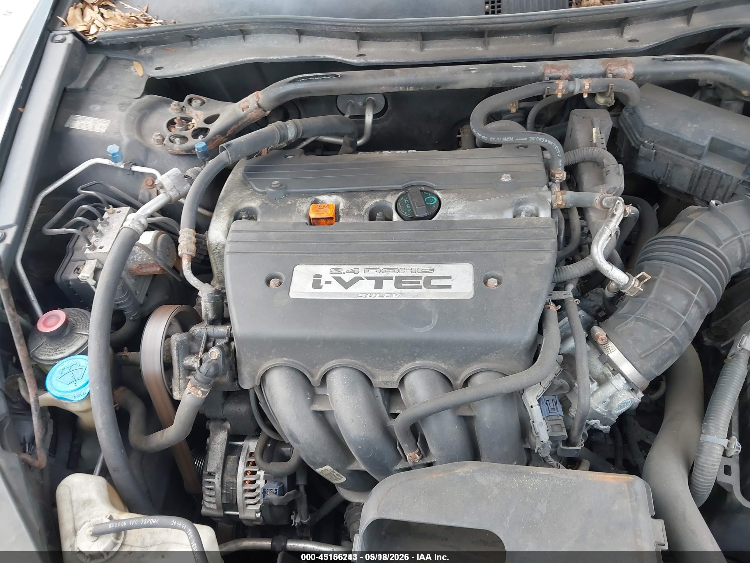 2009 Honda Accord 2.4 Ex-l Black vin: 1HGCS12889A010753