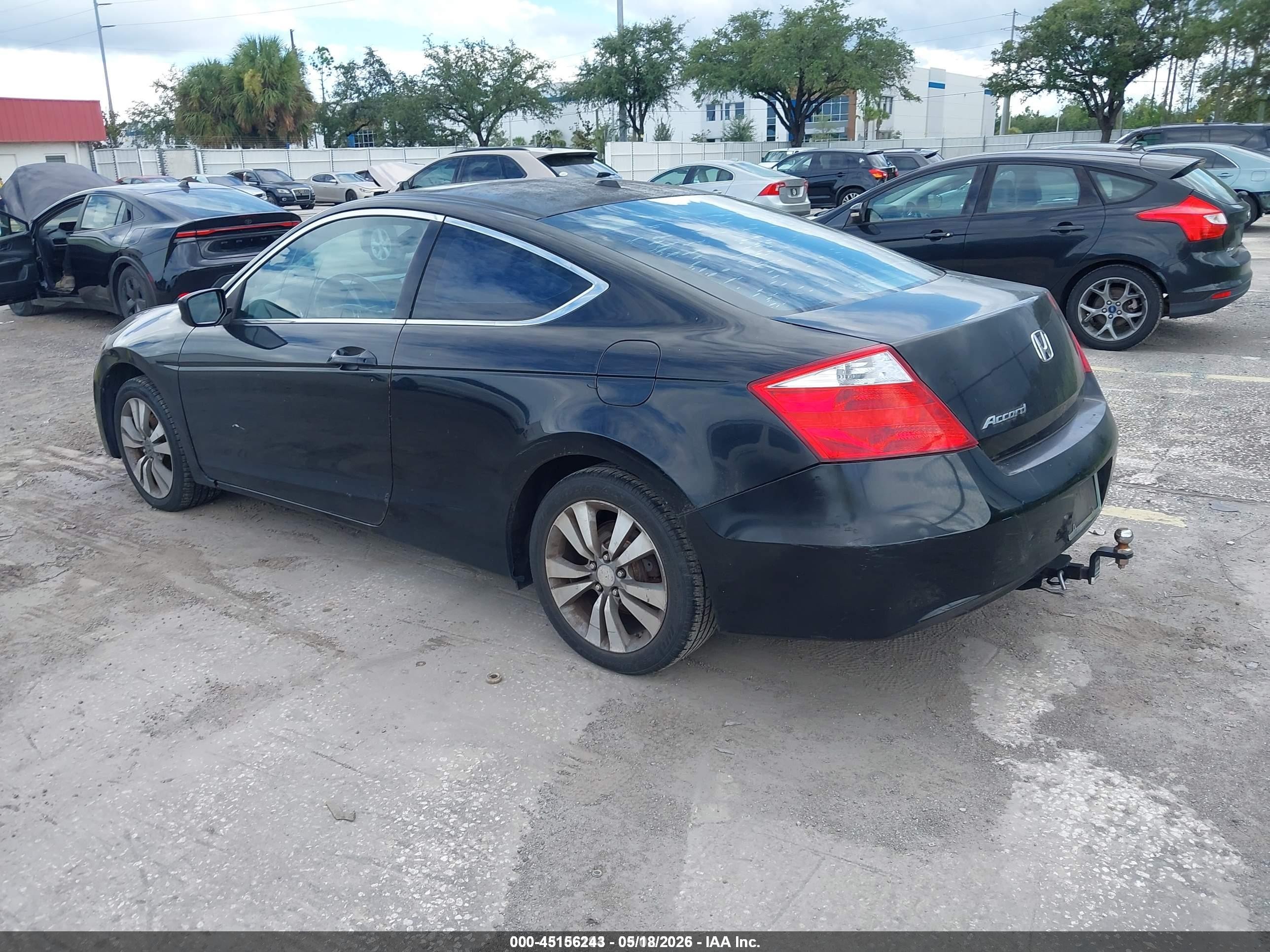 2009 Honda Accord 2.4 Ex-l Black vin: 1HGCS12889A010753