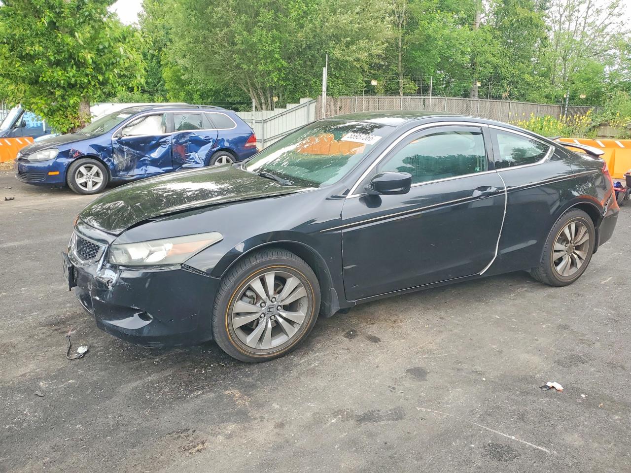 2008 Honda Accord Black vin: 1HGCS12898A002806