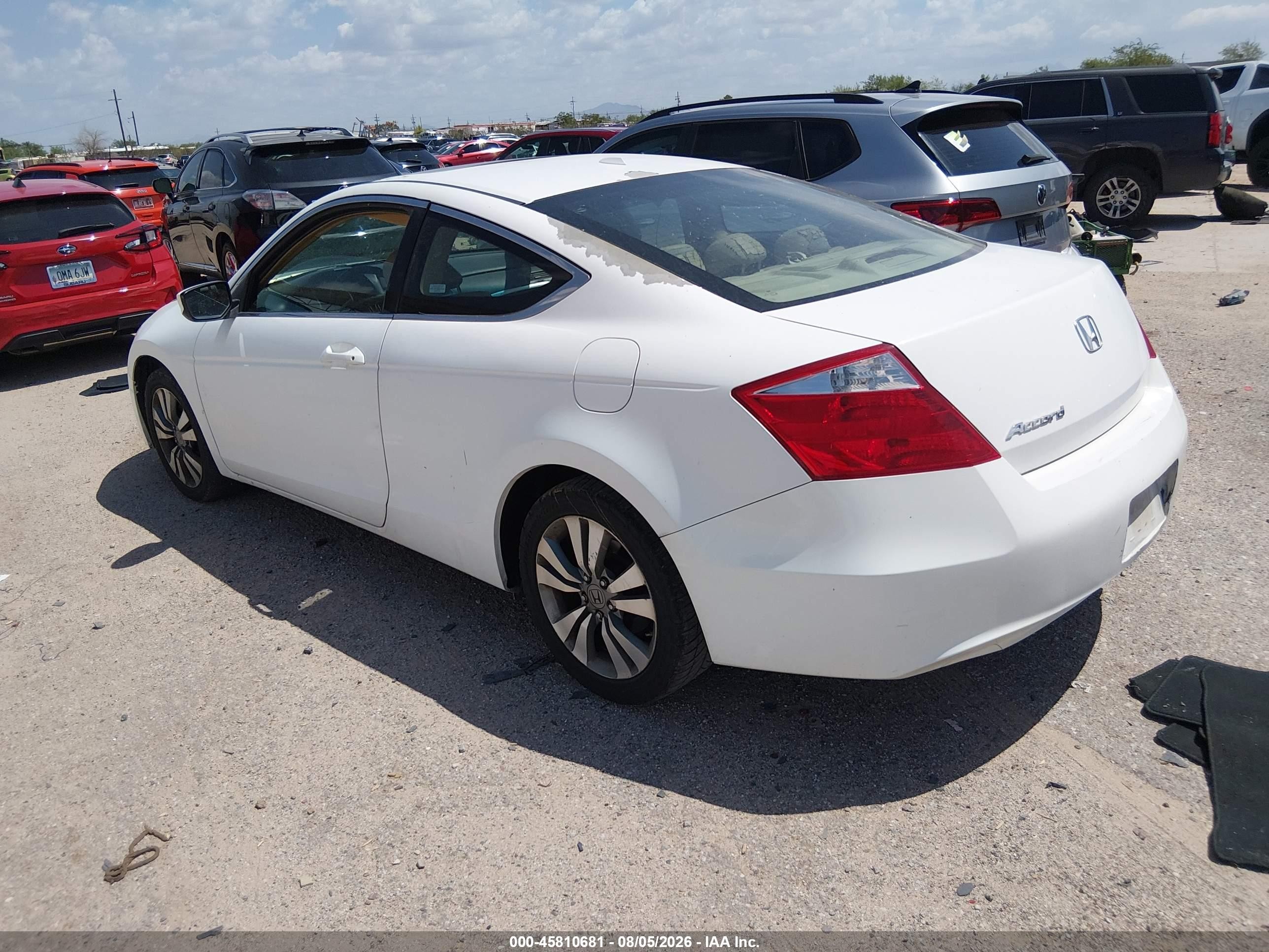 2008 Honda Accord 2.4 Ex-l White vin: 1HGCS12898A008637