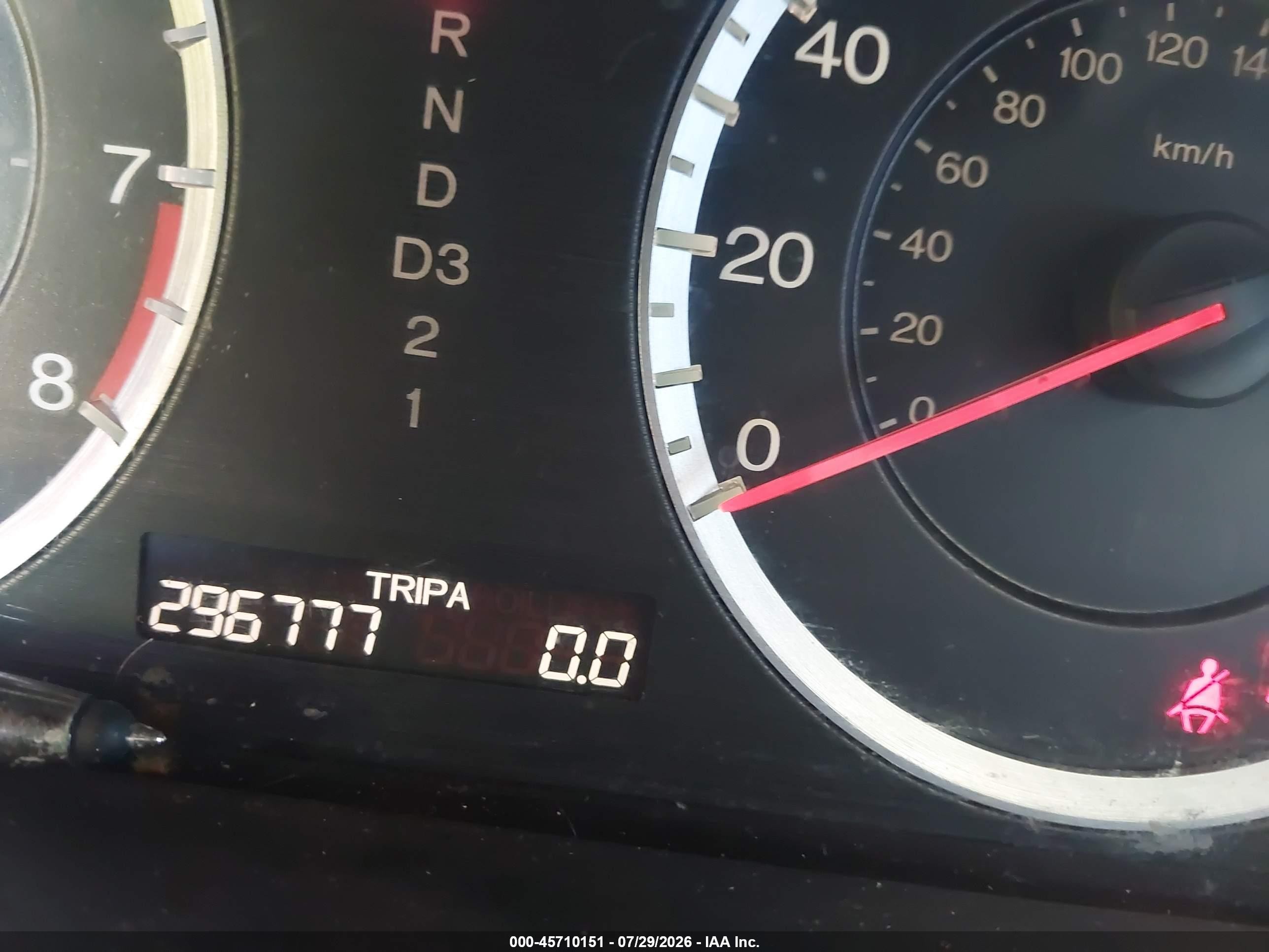 2008 Honda Accord 2.4 Ex-l Red vin: 1HGCS12898A012073