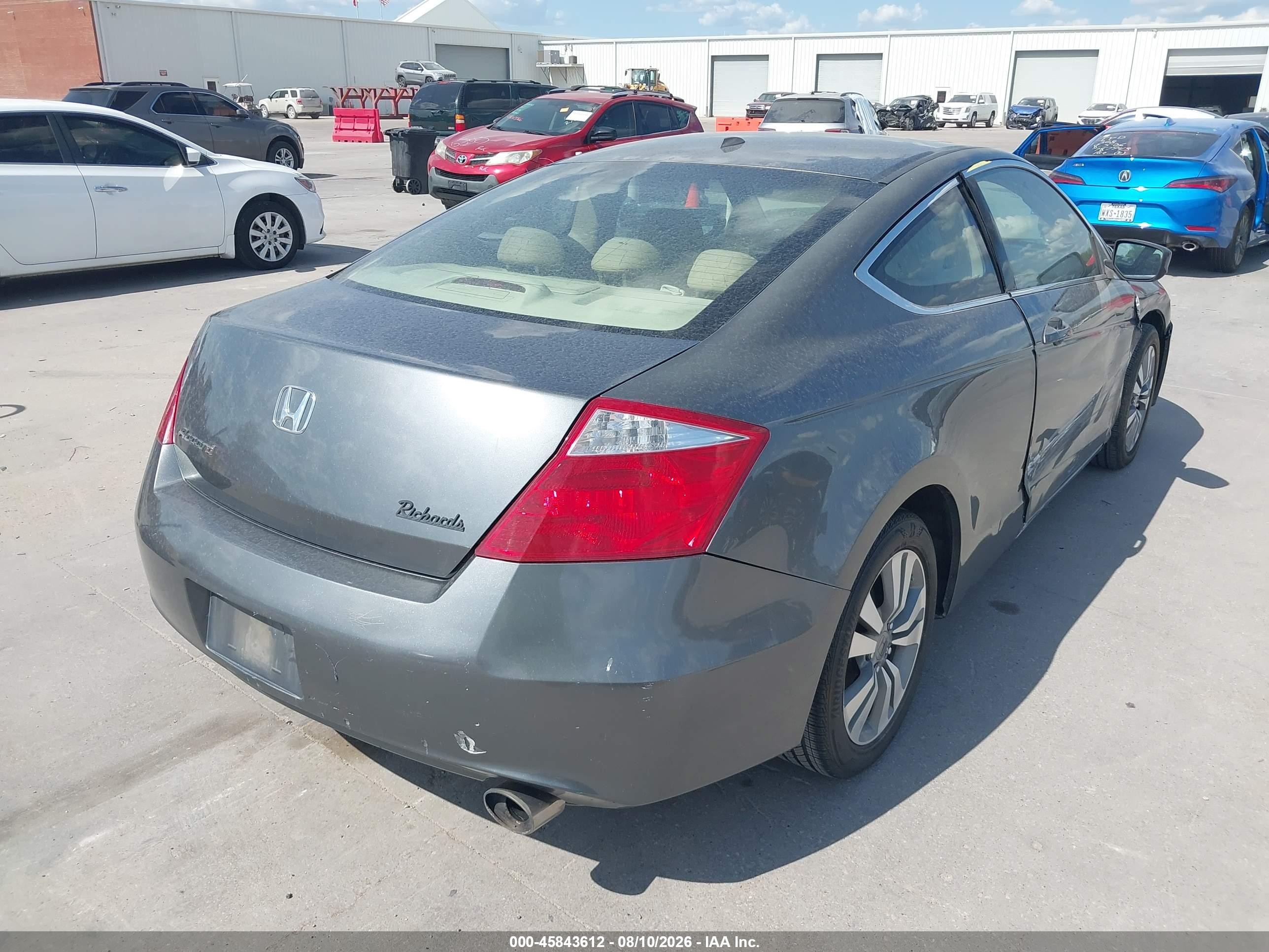 2008 Honda Accord 2.4 Ex-l Gray vin: 1HGCS12898A012879