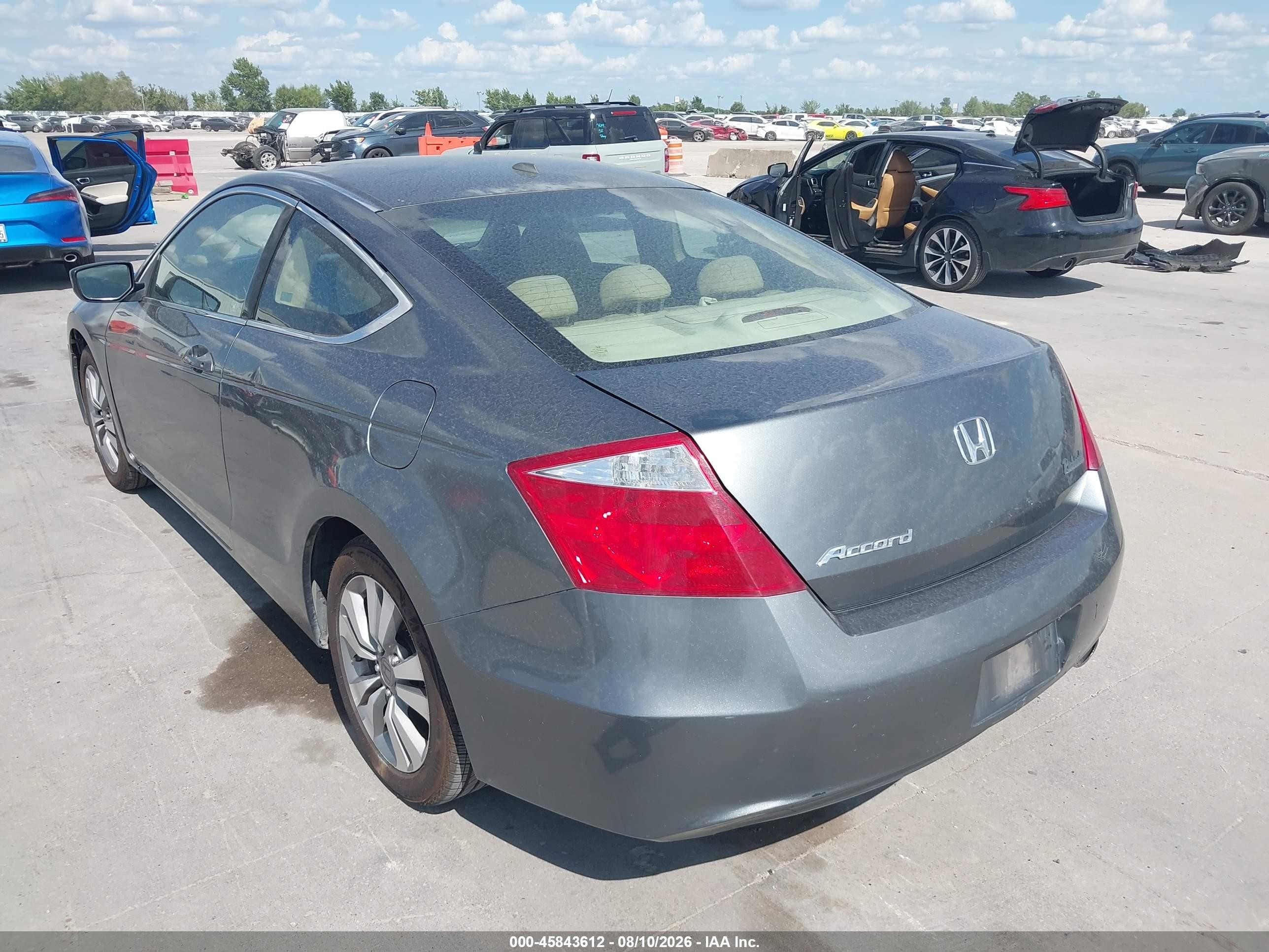 2008 Honda Accord 2.4 Ex-l Gray vin: 1HGCS12898A012879
