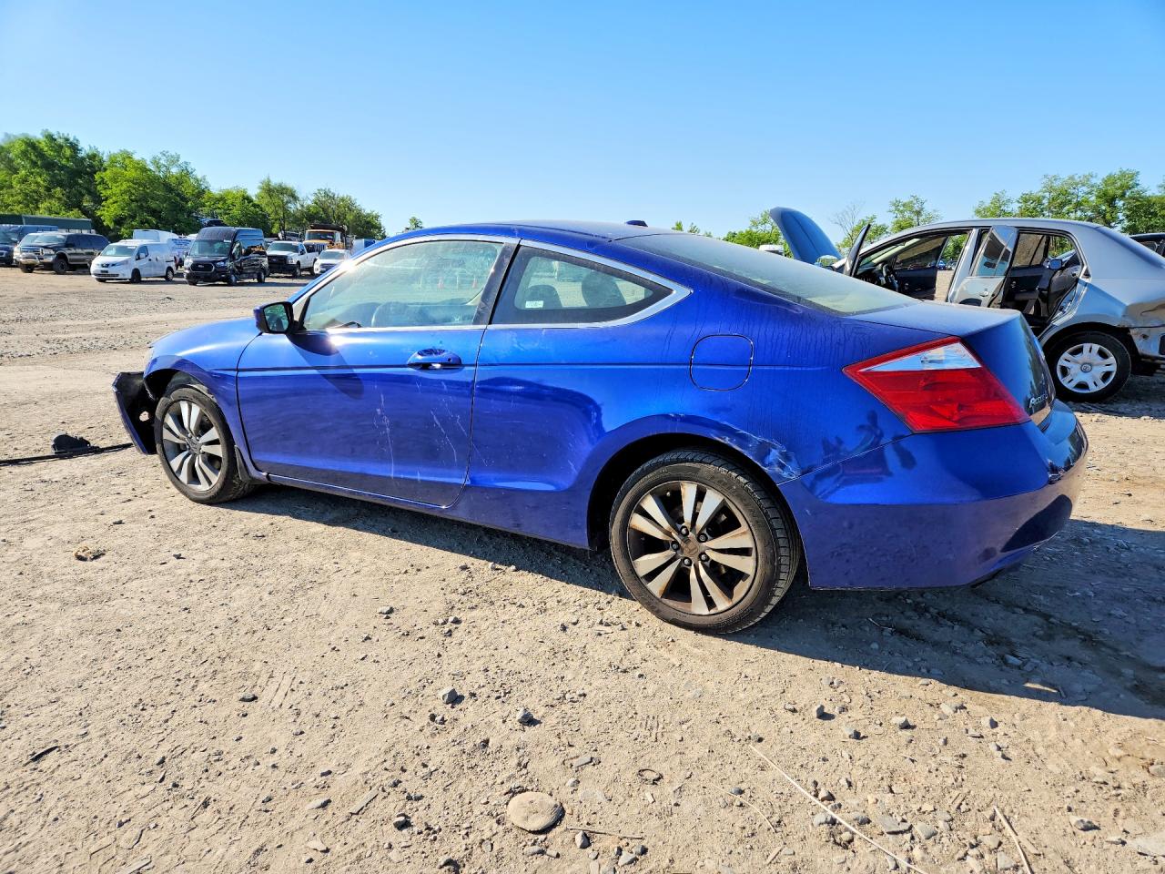 2008 Honda Accord Exl Blue vin: 1HGCS12898A021517