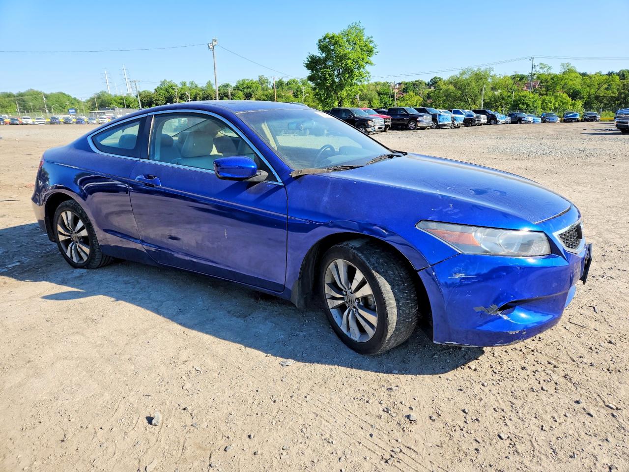 2008 Honda Accord Exl Blue vin: 1HGCS12898A021517